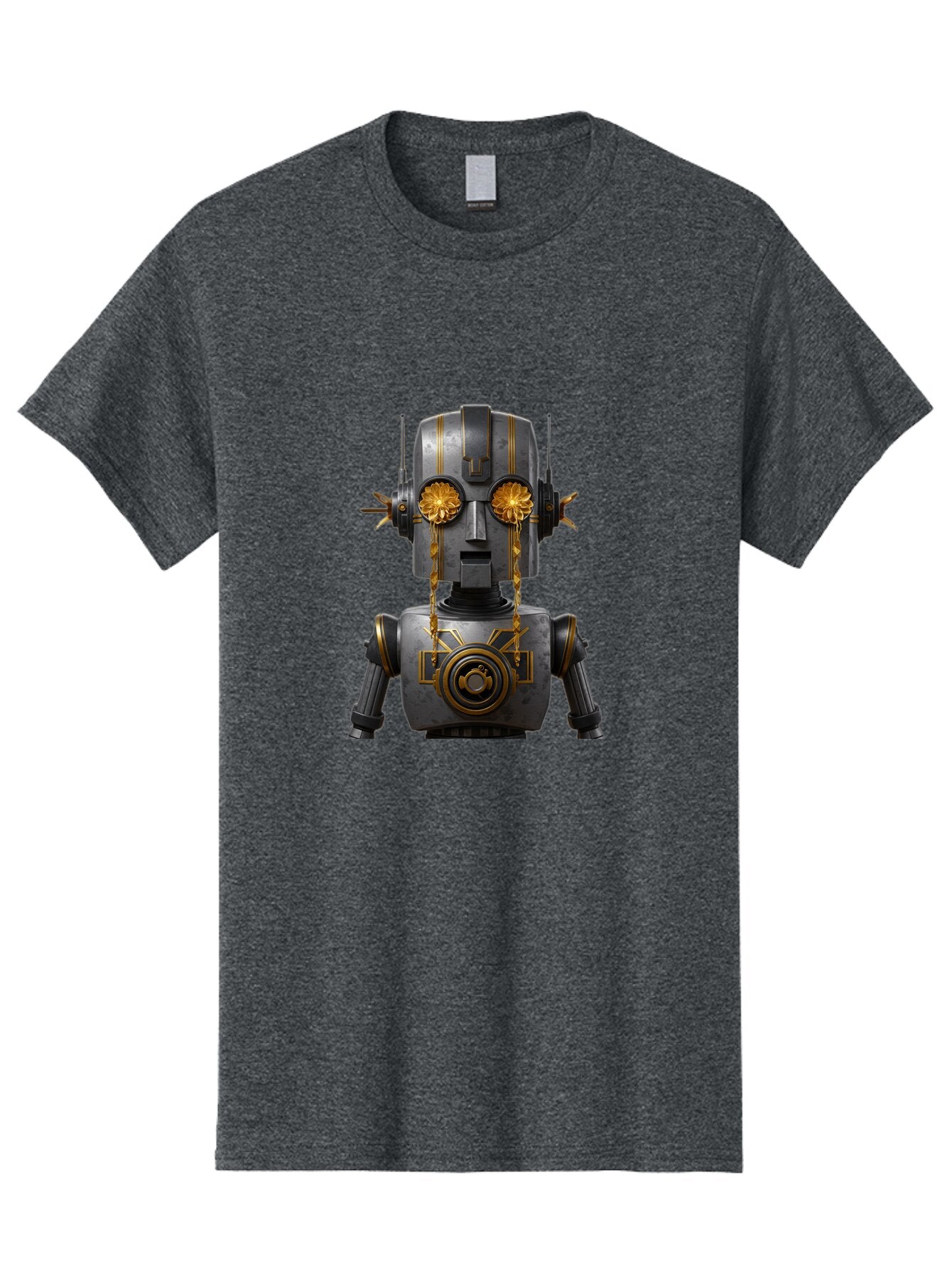 Crying-Robot-1 Men'S Graphic Tee, 100% Cotton, Comfortable Casual Summer Wear, Machine Washable, Vintage Camera, Old Camera, Antique Camera, Black Camera, Classic Photography, Photography Equipment, Nostalgic Device, Film Camera, Camera Art Bap314 14