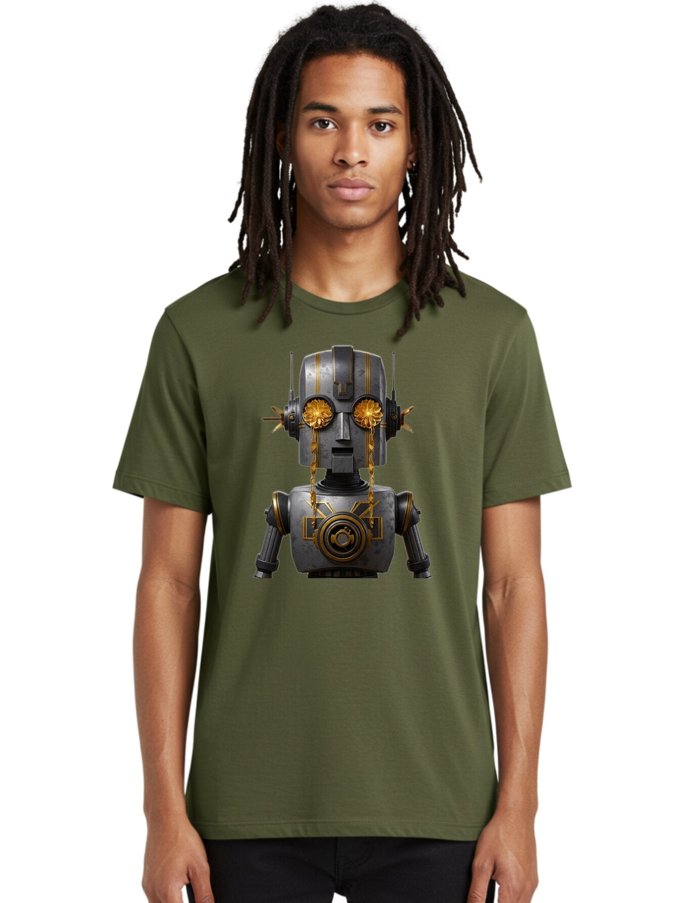 Crying-Robot-1 Men'S Graphic Tee, 100% Cotton, Comfortable Casual Summer Wear, Machine Washable, Vintage Camera, Old Camera, Antique Camera, Black Camera, Classic Photography, Photography Equipment, Nostalgic Device, Film Camera, Camera Art Bap314 22
