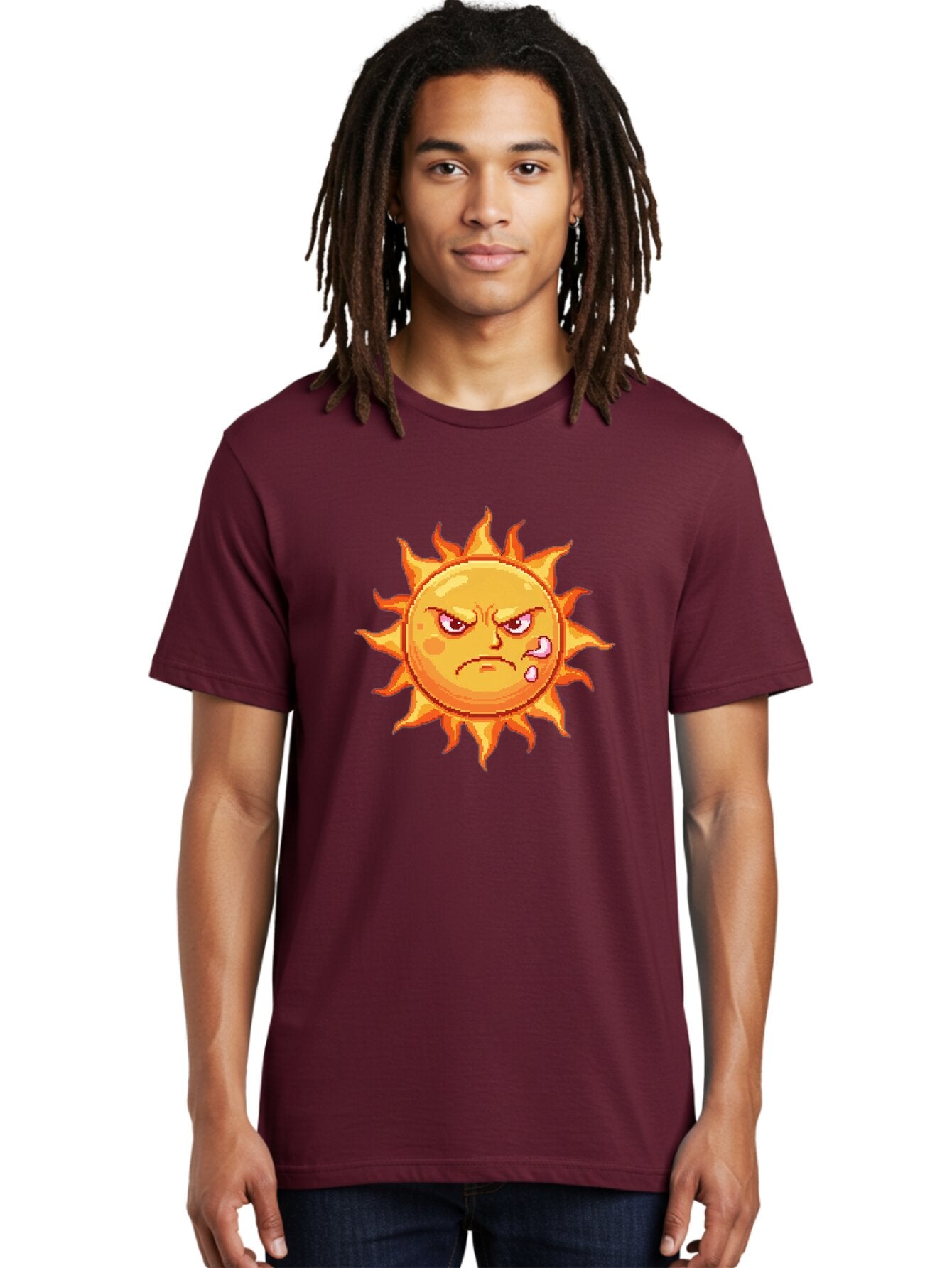 Crying-Sun-1 Men'S Graphic Tee, 100% Cotton, Comfortable Casual Summer Wear, Machine Washable, Vintage Camera, Old Camera, Antique Camera, Black Camera, Classic Photography, Photography Equipment, Nostalgic Device, Film Camera, Camera Art Bap319 16