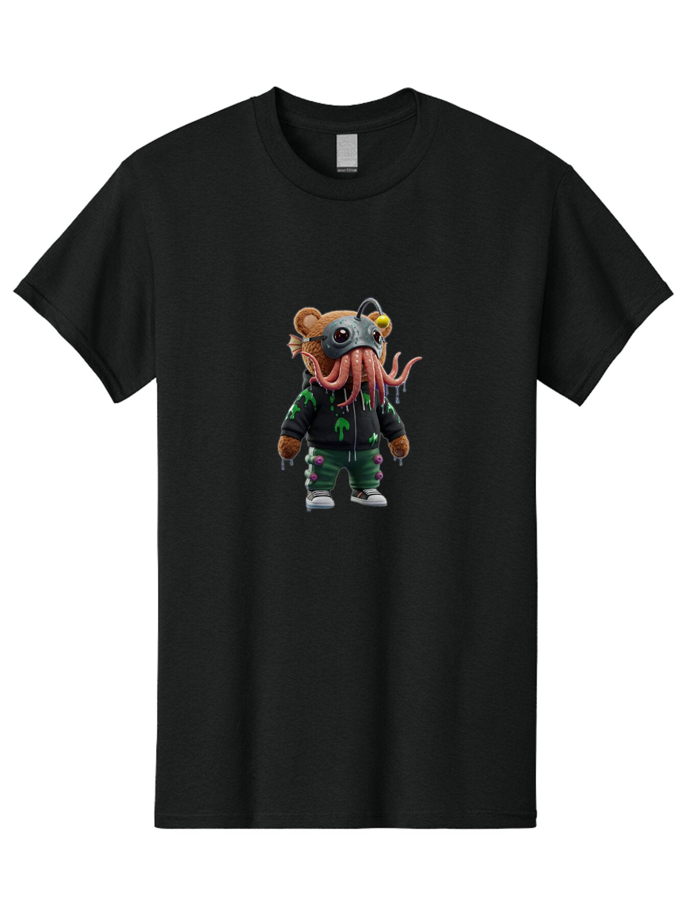 Cthulhu-Bear Men'S Graphic Tee, 100% Cotton, Comfortable Casual Summer Wear, Machine Washable, Vintage Camera, Old Camera, Antique Camera, Black Camera, Classic Photography, Photography Equipment, Nostalgic Device, Film Camera, Camera Art Bap321 11