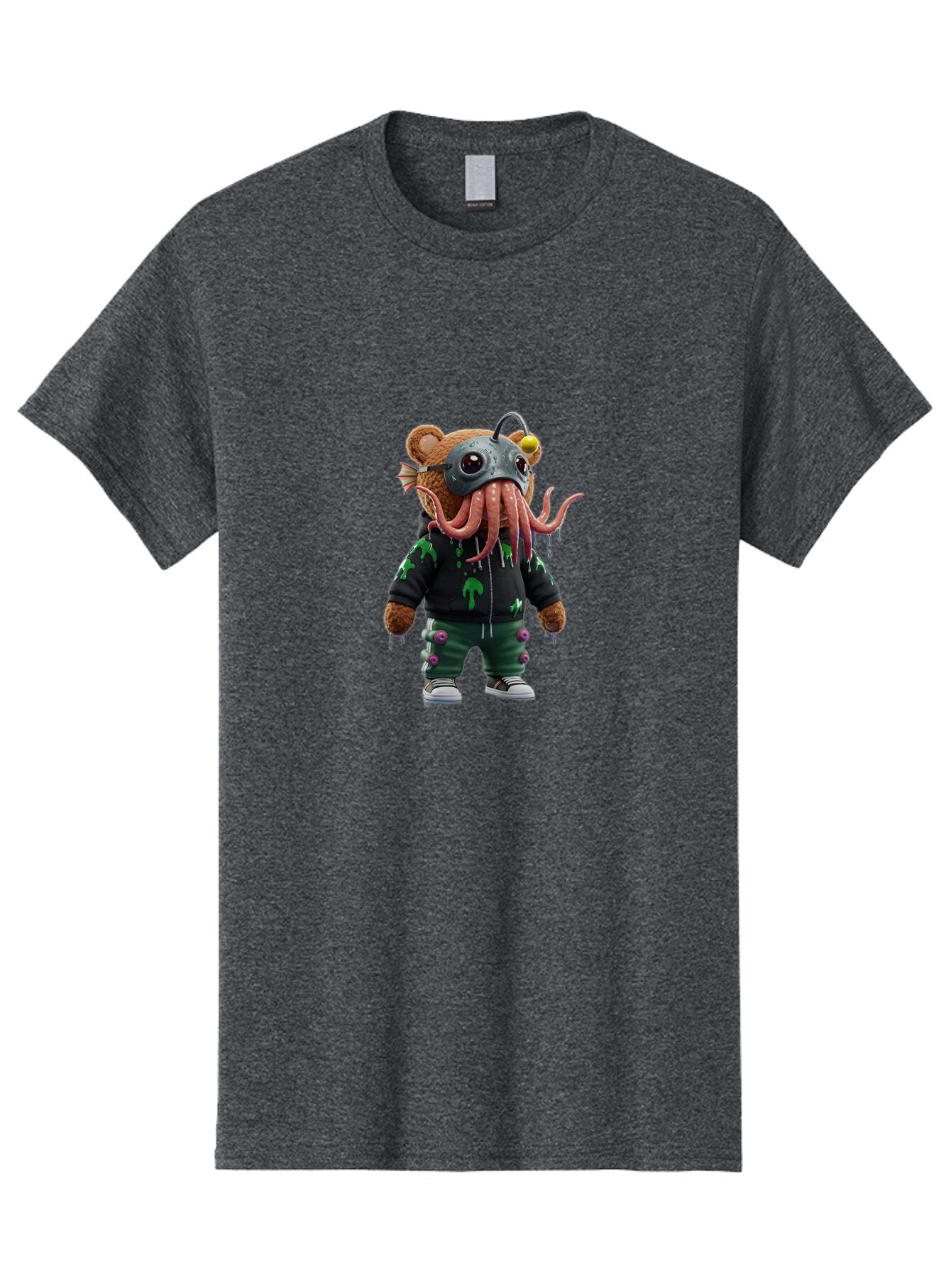 Cthulhu-Bear Men'S Graphic Tee, 100% Cotton, Comfortable Casual Summer Wear, Machine Washable, Vintage Camera, Old Camera, Antique Camera, Black Camera, Classic Photography, Photography Equipment, Nostalgic Device, Film Camera, Camera Art Bap321 7
