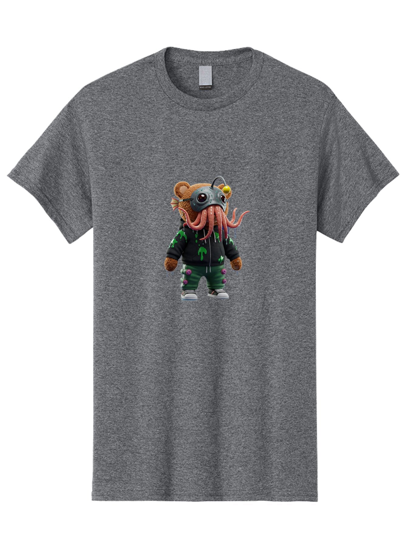 Cthulhu-Bear Men'S Graphic Tee, 100% Cotton, Comfortable Casual Summer Wear, Machine Washable, Vintage Camera, Old Camera, Antique Camera, Black Camera, Classic Photography, Photography Equipment, Nostalgic Device, Film Camera, Camera Art Bap321 15