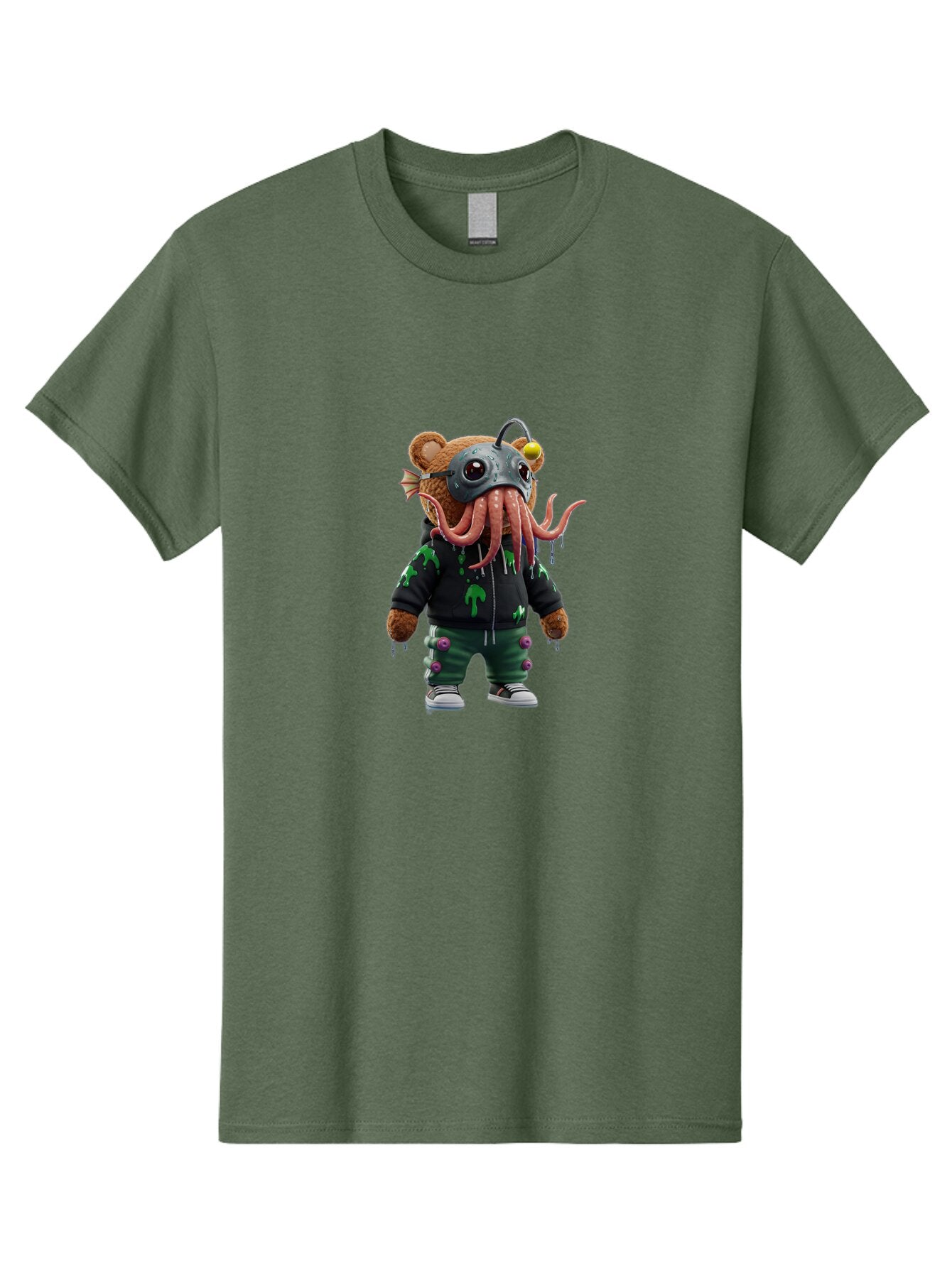 Cthulhu-Bear Men'S Graphic Tee, 100% Cotton, Comfortable Casual Summer Wear, Machine Washable, Vintage Camera, Old Camera, Antique Camera, Black Camera, Classic Photography, Photography Equipment, Nostalgic Device, Film Camera, Camera Art Bap321 12
