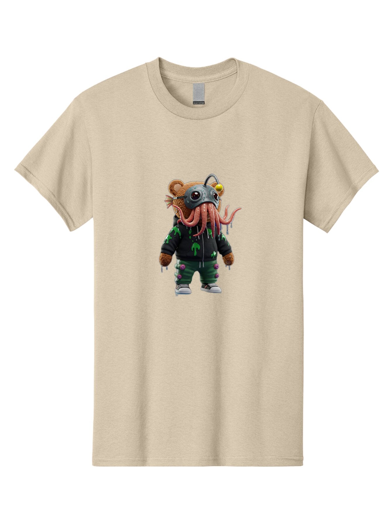 Cthulhu-Bear Men'S Graphic Tee, 100% Cotton, Comfortable Casual Summer Wear, Machine Washable, Vintage Camera, Old Camera, Antique Camera, Black Camera, Classic Photography, Photography Equipment, Nostalgic Device, Film Camera, Camera Art Bap321 3