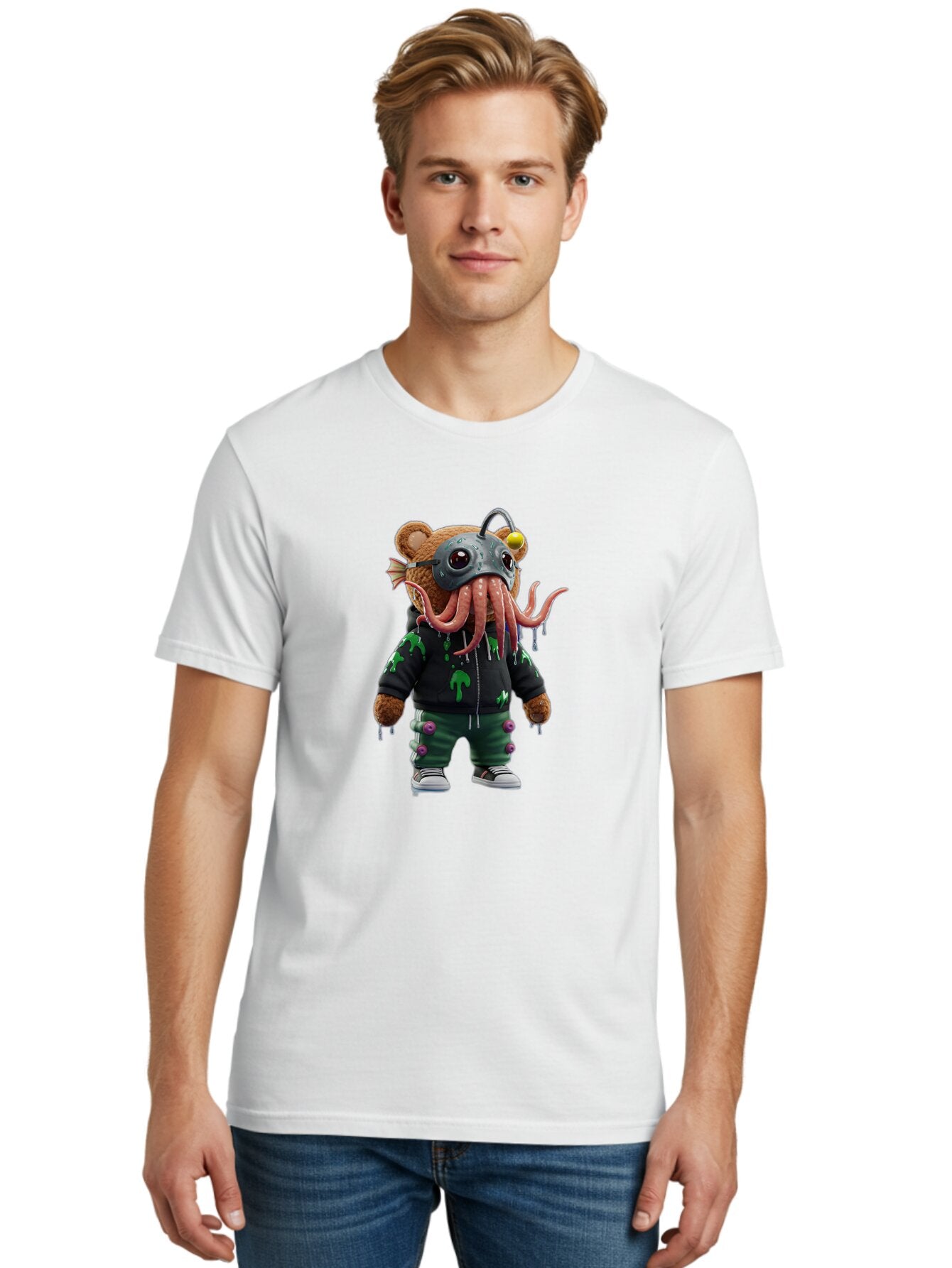 Cthulhu-Bear Men'S Graphic Tee, 100% Cotton, Comfortable Casual Summer Wear, Machine Washable, Vintage Camera, Old Camera, Antique Camera, Black Camera, Classic Photography, Photography Equipment, Nostalgic Device, Film Camera, Camera Art Bap321 29
