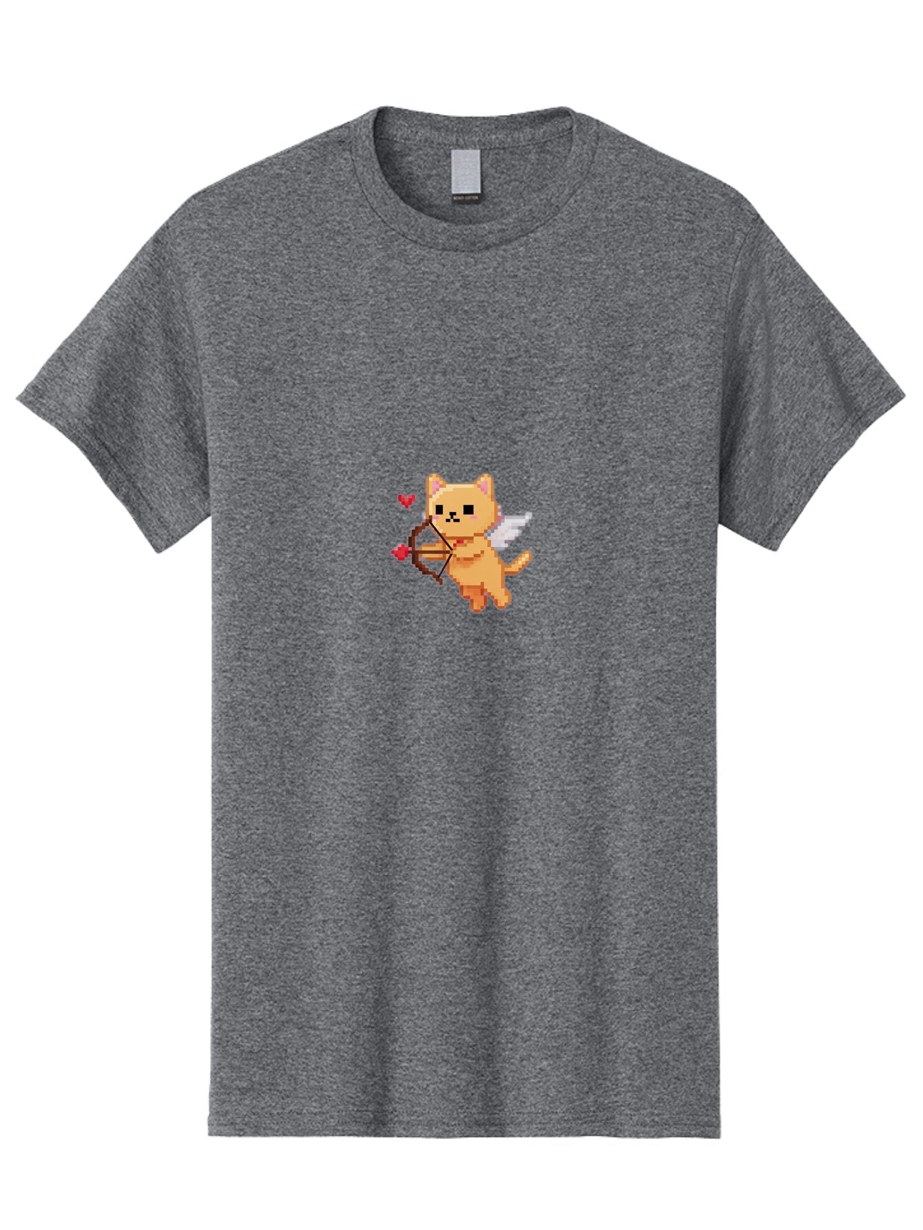 Cupid-Cat-4 Men'S Graphic Tee, 100% Cotton, Comfortable Casual Summer Wear, Machine Washable, Vintage Camera, Old Camera, Antique Camera, Black Camera, Classic Photography, Photography Equipment, Nostalgic Device, Film Camera, Camera Art Bap327 14