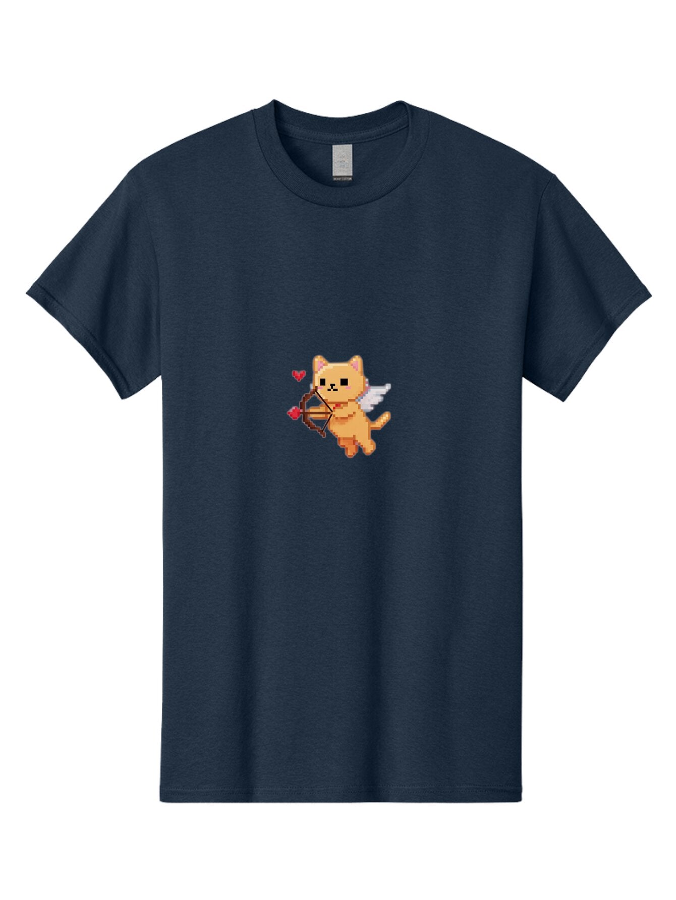 Cupid-Cat-4 Men'S Graphic Tee, 100% Cotton, Comfortable Casual Summer Wear, Machine Washable, Vintage Camera, Old Camera, Antique Camera, Black Camera, Classic Photography, Photography Equipment, Nostalgic Device, Film Camera, Camera Art Bap327 11