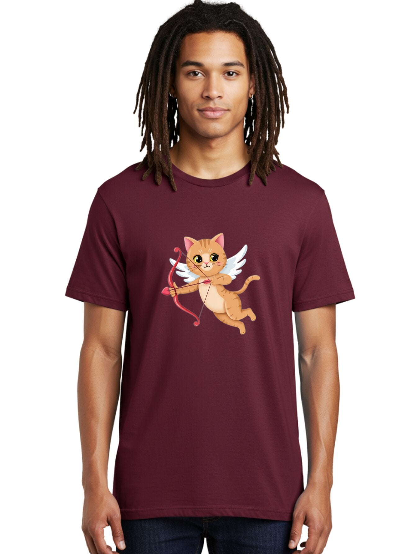 Cupid-Cat Men'S Graphic Tee, 100% Cotton, Comfortable Casual Summer Wear, Machine Washable, Vintage Camera, Old Camera, Antique Camera, Black Camera, Classic Photography, Photography Equipment, Nostalgic Device, Film Camera, Camera Art Bap328 30