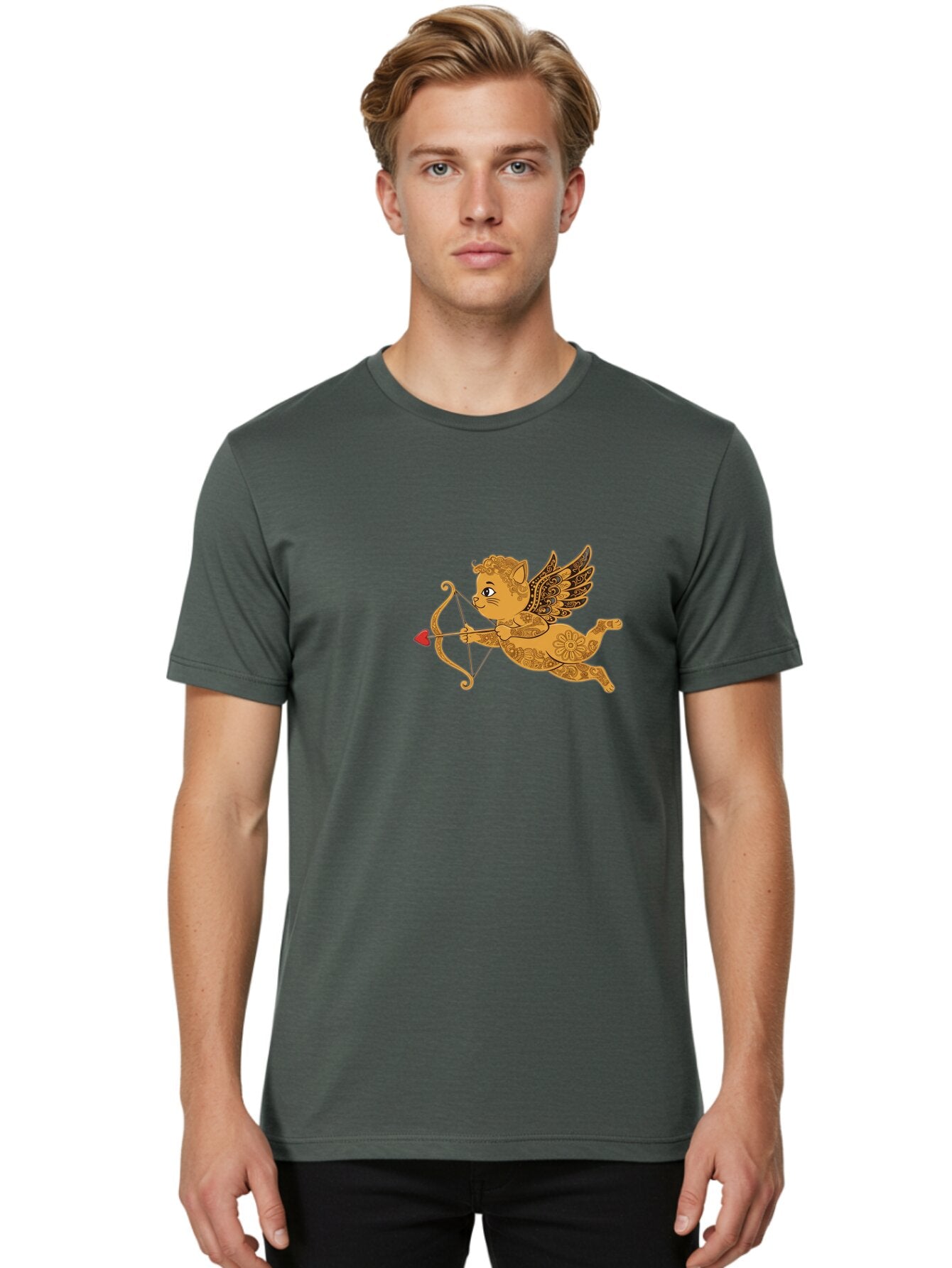 Cupid-Kitty Men'S Graphic Tee, 100% Cotton, Comfortable Casual Summer Wear, Machine Washable, Vintage Camera, Old Camera, Antique Camera, Black Camera, Classic Photography, Photography Equipment, Nostalgic Device, Film Camera, Camera Art Bap330 27