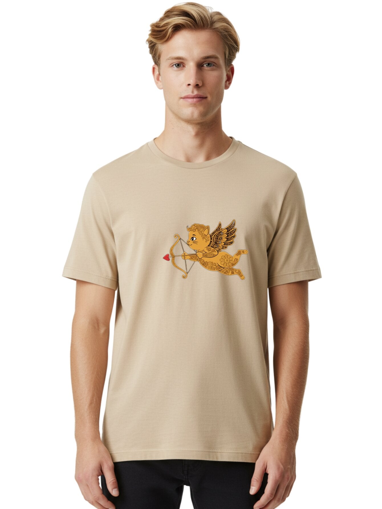 Cupid-Kitty Men'S Graphic Tee, 100% Cotton, Comfortable Casual Summer Wear, Machine Washable, Vintage Camera, Old Camera, Antique Camera, Black Camera, Classic Photography, Photography Equipment, Nostalgic Device, Film Camera, Camera Art Bap330 28