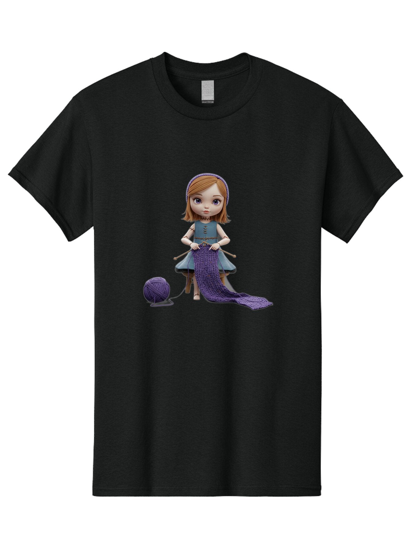 Cute-Girl-Knitting Men'S Graphic Tee, 100% Cotton, Comfortable Casual Summer Wear, Machine Washable, Vintage Camera, Old Camera, Antique Camera, Black Camera, Classic Photography, Photography Equipment, Nostalgic Device, Film Camera, Bap335 4