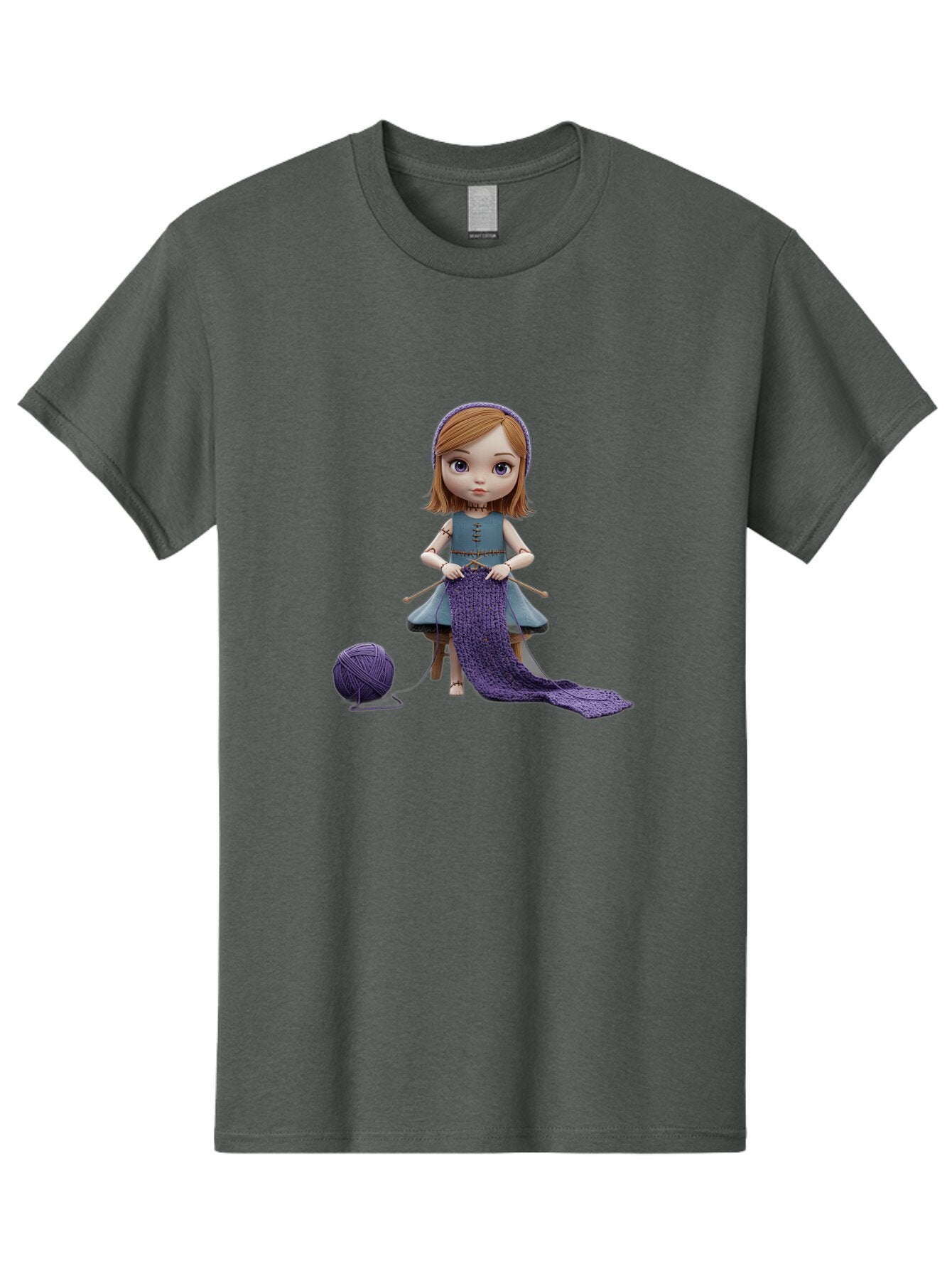 Cute-Girl-Knitting Men'S Graphic Tee, 100% Cotton, Comfortable Casual Summer Wear, Machine Washable, Vintage Camera, Old Camera, Antique Camera, Black Camera, Classic Photography, Photography Equipment, Nostalgic Device, Film Camera, Bap335 5