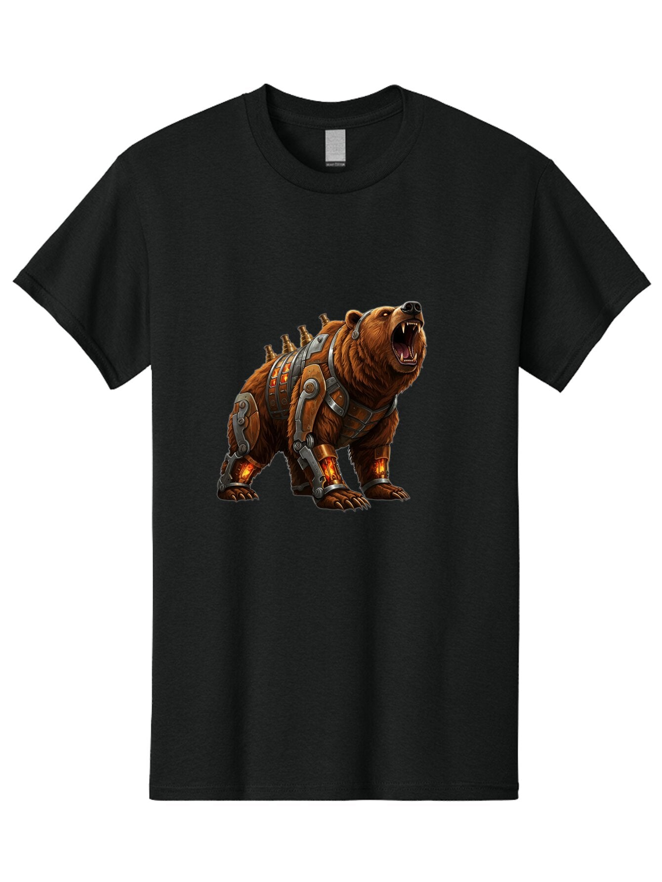 Cybernetic-Bear Men'S Graphic Tee, 100% Cotton, Comfortable Casual Summer Wear, Machine Washable, Vintage Camera, Old Camera, Antique Camera, Black Camera, Classic Photography, Photography Equipment, Nostalgic Device, Film Camera, Camera Art Bap340 11