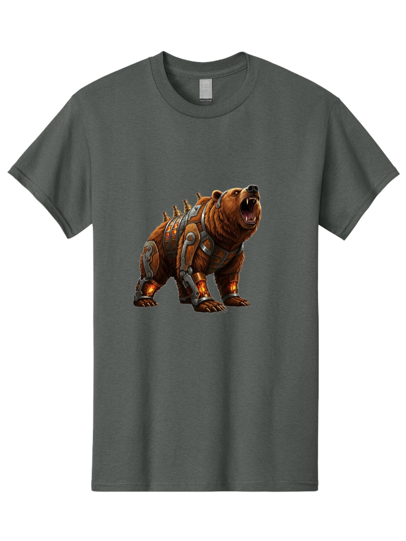 Cybernetic-Bear Men'S Graphic Tee, 100% Cotton, Comfortable Casual Summer Wear, Machine Washable, Vintage Camera, Old Camera, Antique Camera, Black Camera, Classic Photography, Photography Equipment, Nostalgic Device, Film Camera, Camera Art Bap340 1