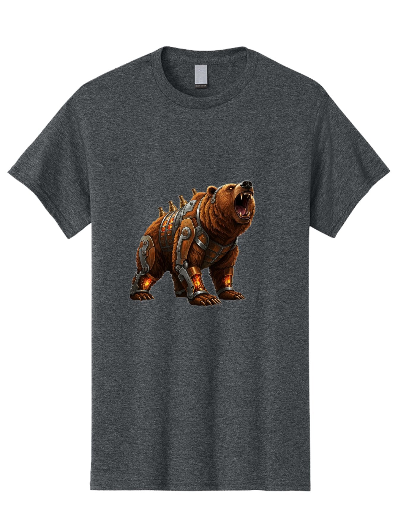 Cybernetic-Bear Men'S Graphic Tee, 100% Cotton, Comfortable Casual Summer Wear, Machine Washable, Vintage Camera, Old Camera, Antique Camera, Black Camera, Classic Photography, Photography Equipment, Nostalgic Device, Film Camera, Camera Art Bap340 12
