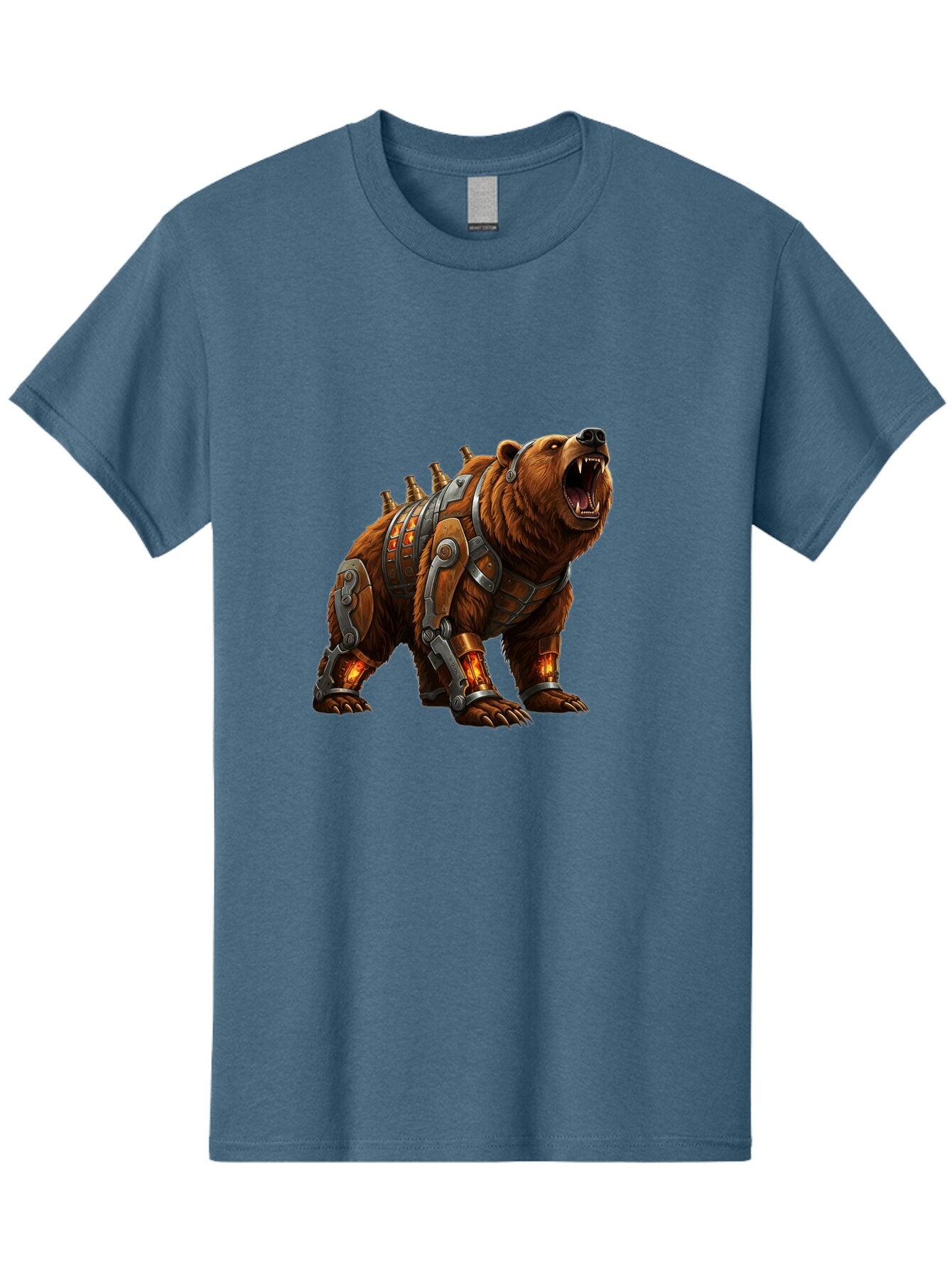 Cybernetic-Bear Men'S Graphic Tee, 100% Cotton, Comfortable Casual Summer Wear, Machine Washable, Vintage Camera, Old Camera, Antique Camera, Black Camera, Classic Photography, Photography Equipment, Nostalgic Device, Film Camera, Camera Art Bap340 3