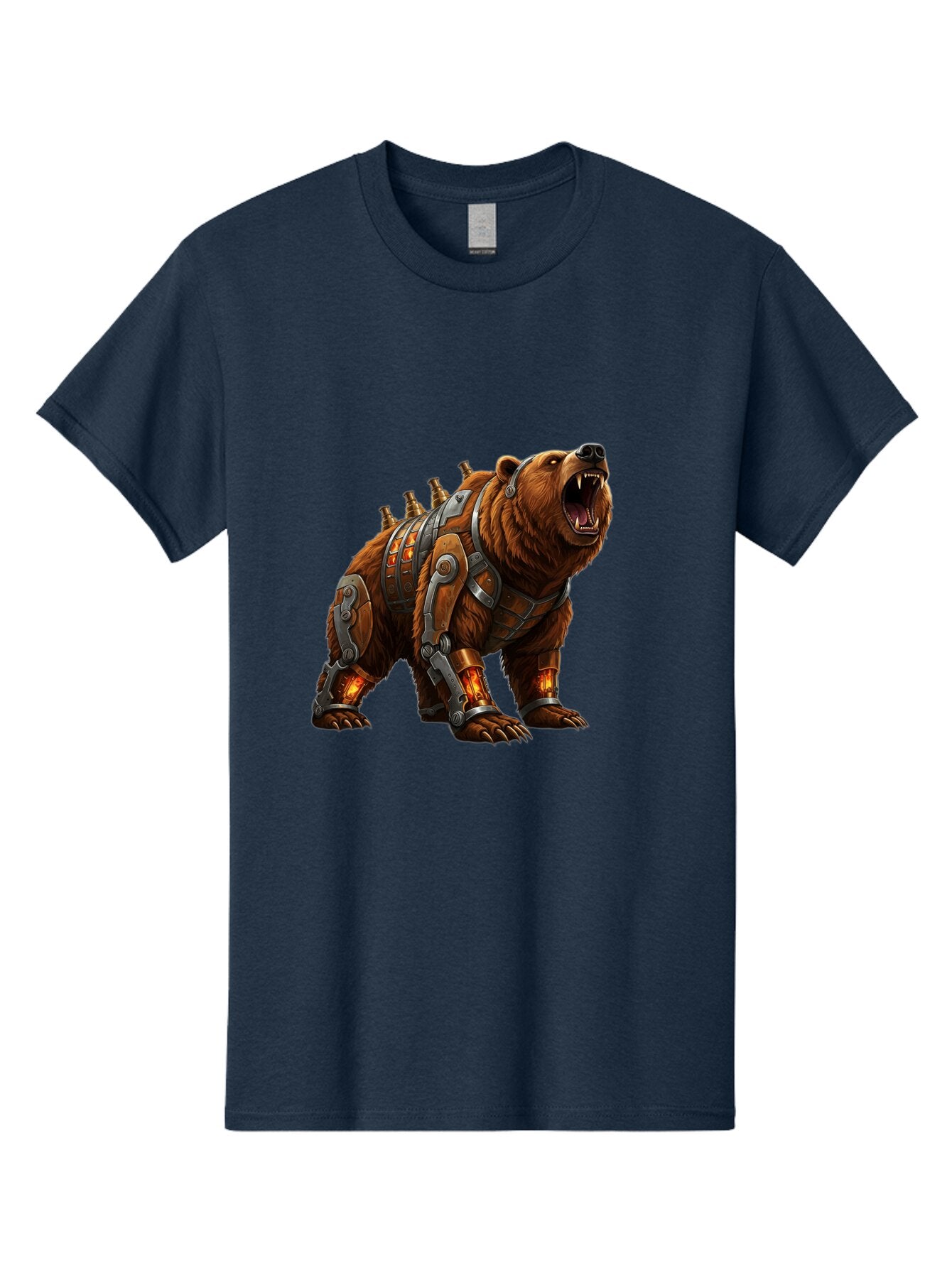 Cybernetic-Bear Men'S Graphic Tee, 100% Cotton, Comfortable Casual Summer Wear, Machine Washable, Vintage Camera, Old Camera, Antique Camera, Black Camera, Classic Photography, Photography Equipment, Nostalgic Device, Film Camera, Camera Art Bap340 6