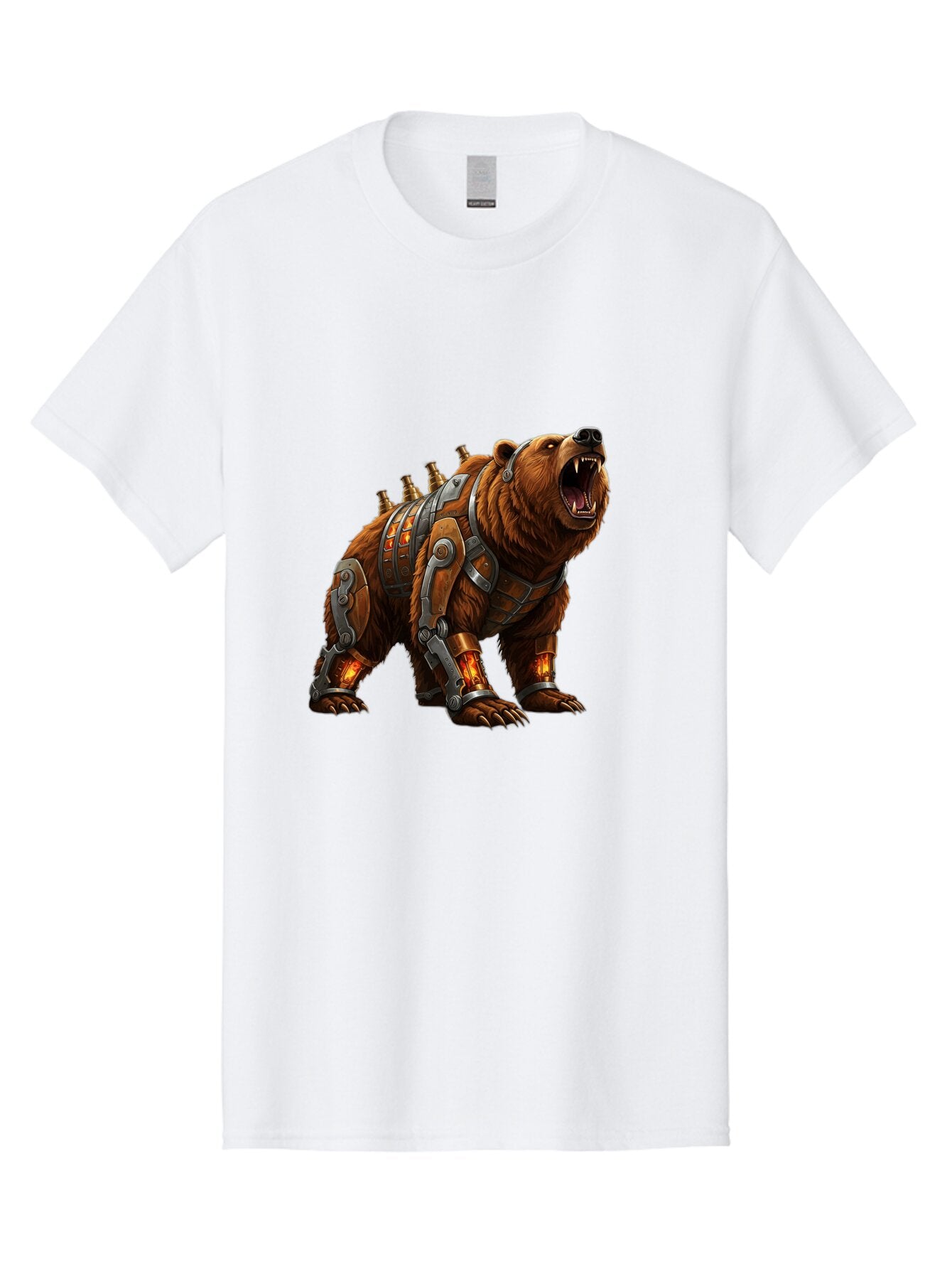 Cybernetic-Bear Men'S Graphic Tee, 100% Cotton, Comfortable Casual Summer Wear, Machine Washable, Vintage Camera, Old Camera, Antique Camera, Black Camera, Classic Photography, Photography Equipment, Nostalgic Device, Film Camera, Camera Art Bap340 2