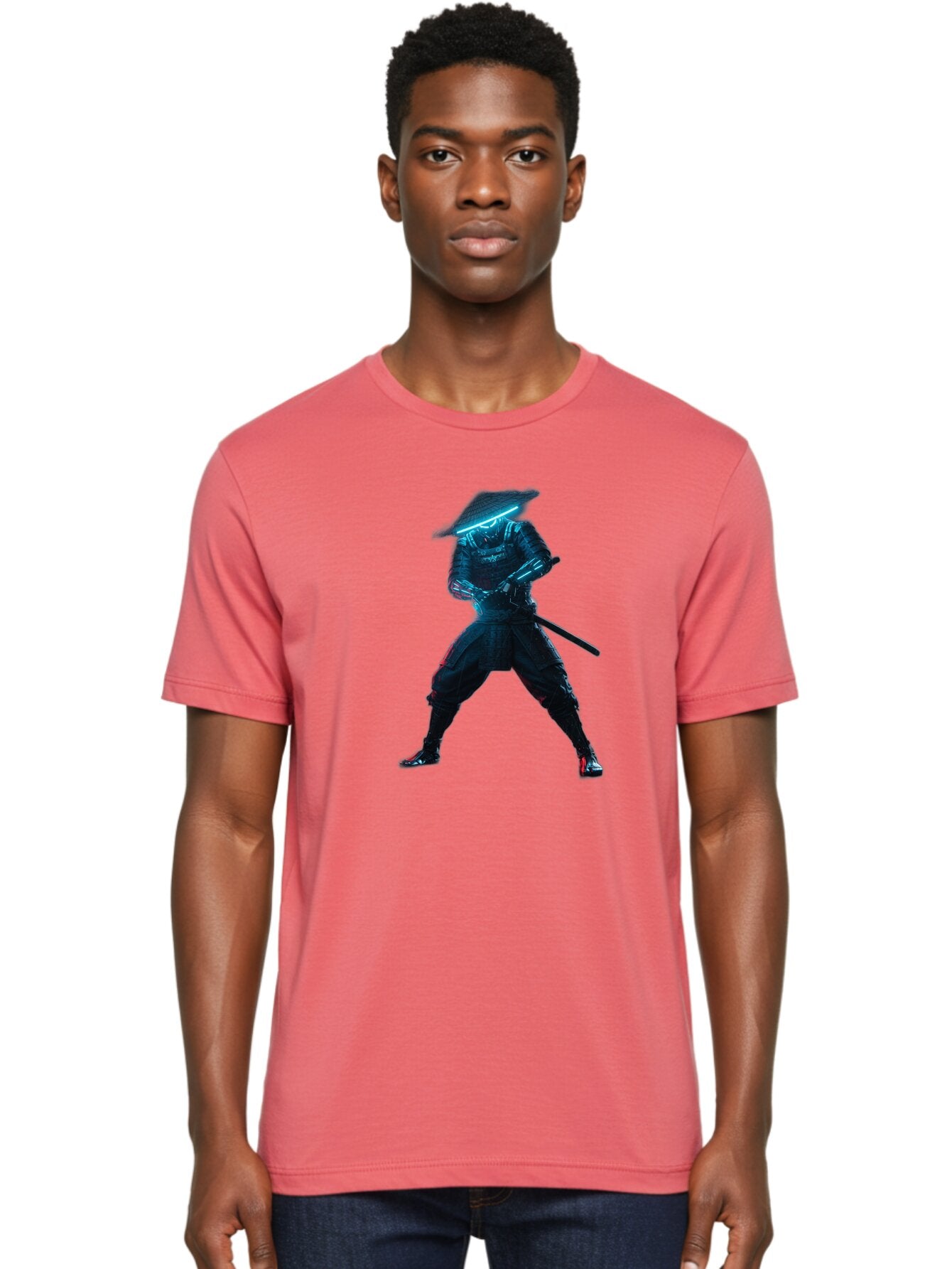 Cyberpunk-Samurai-1 Men'S Graphic Tee, 100% Cotton, Comfortable Casual Summer Wear, Machine Washable, Vintage Camera, Old Camera, Antique Camera, Black Camera, Classic Photography, Photography Equipment, Nostalgic Device, Film Camera, Bap341 16