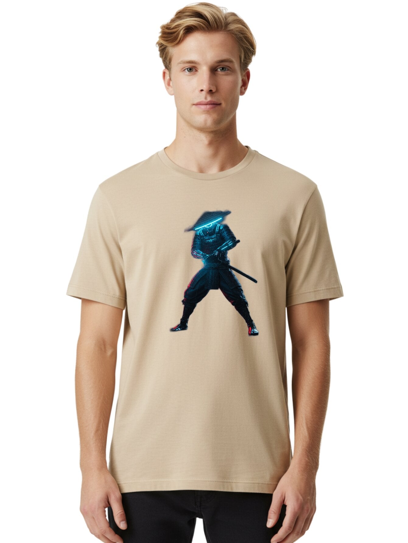 Cyberpunk-Samurai-1 Men'S Graphic Tee, 100% Cotton, Comfortable Casual Summer Wear, Machine Washable, Vintage Camera, Old Camera, Antique Camera, Black Camera, Classic Photography, Photography Equipment, Nostalgic Device, Film Camera, Bap341 29