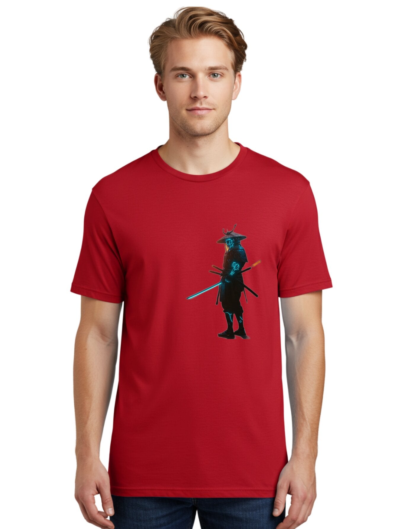 Cyberpunk-Samurai-2 Men'S Graphic Tee, 100% Cotton, Comfortable Casual Summer Wear, Machine Washable, Vintage Camera, Old Camera, Antique Camera, Black Camera, Classic Photography, Photography Equipment, Nostalgic Device, Film Camera, Bap342 25