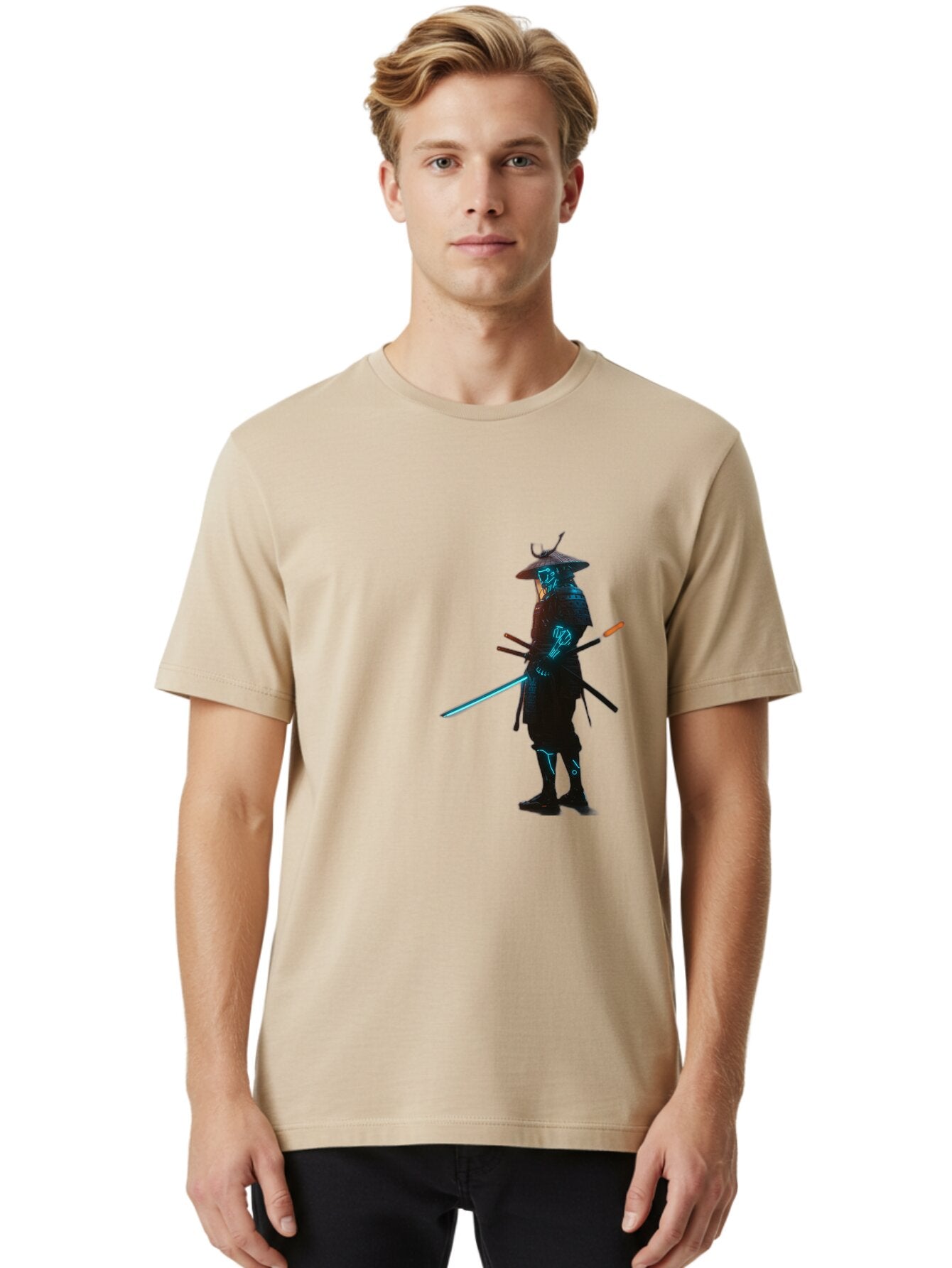 Cyberpunk-Samurai-2 Men'S Graphic Tee, 100% Cotton, Comfortable Casual Summer Wear, Machine Washable, Vintage Camera, Old Camera, Antique Camera, Black Camera, Classic Photography, Photography Equipment, Nostalgic Device, Film Camera, Bap342 22