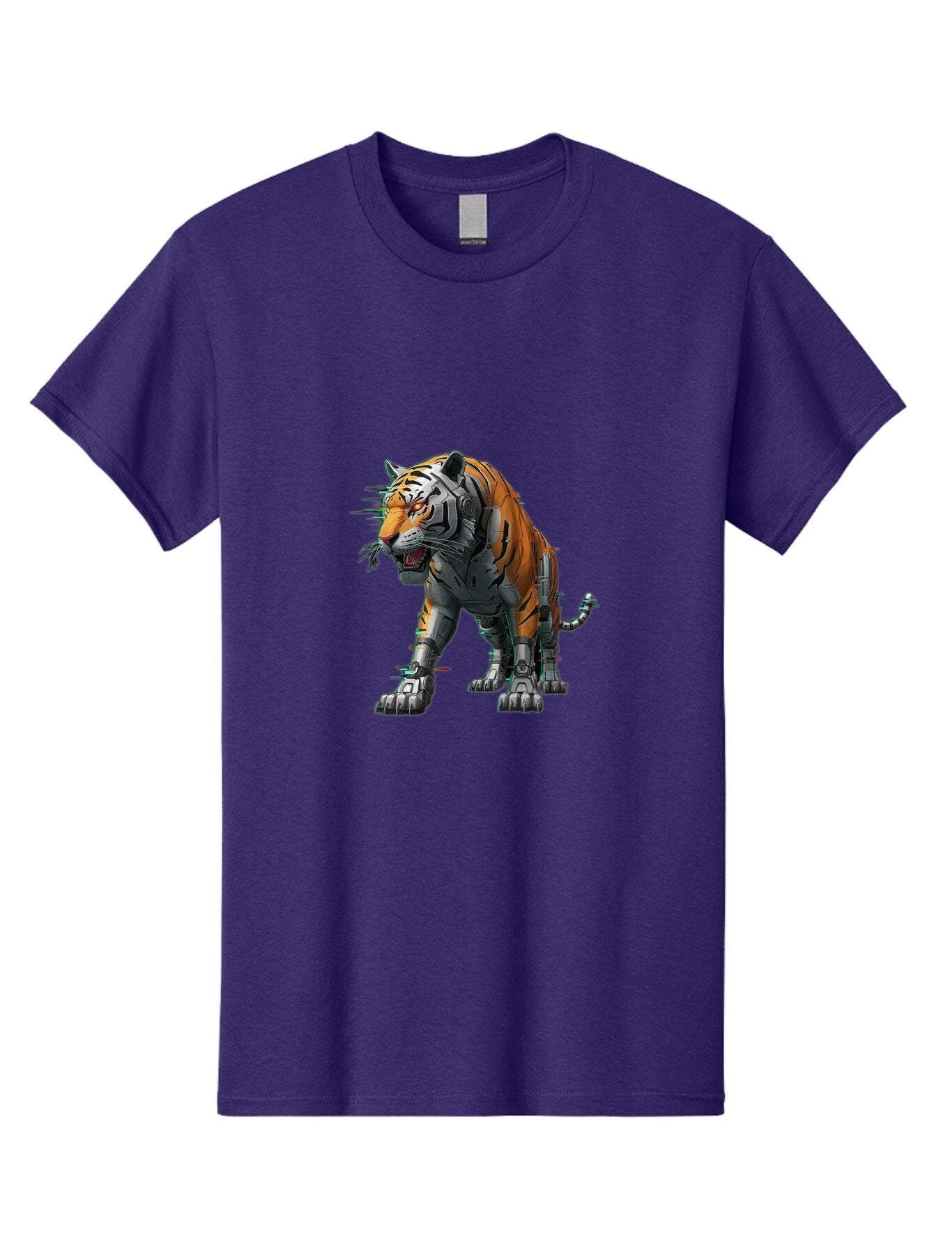 Cyborg-Tiger-2 Men'S Graphic Tee, 100% Cotton, Comfortable Casual Summer Wear, Machine Washable, Vintage Camera, Old Camera, Antique Camera, Black Camera, Classic Photography, Photography Equipment, Nostalgic Device, Film Camera, Camera Art Bap345 9