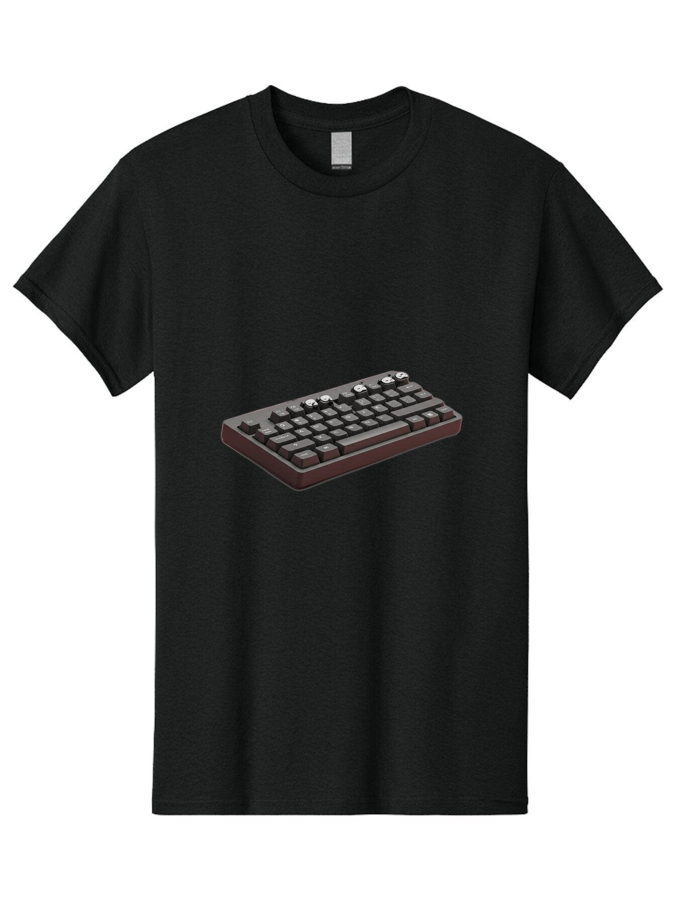 Dark-Keyboard Men'S Graphic Tee, 100% Cotton, Comfortable Casual Summer Wear, Machine Washable, Vintage Camera, Old Camera, Antique Camera, Black Camera, Classic Photography, Photography Equipment, Nostalgic Device, Film Camera, Camera Art Bap354 14