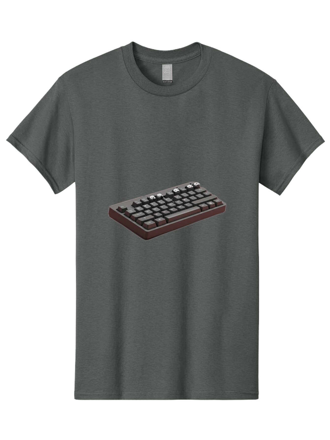 Dark-Keyboard Men'S Graphic Tee, 100% Cotton, Comfortable Casual Summer Wear, Machine Washable, Vintage Camera, Old Camera, Antique Camera, Black Camera, Classic Photography, Photography Equipment, Nostalgic Device, Film Camera, Camera Art Bap354 10