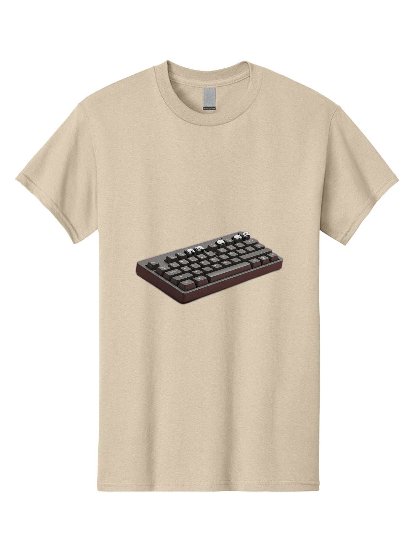 Dark-Keyboard Men'S Graphic Tee, 100% Cotton, Comfortable Casual Summer Wear, Machine Washable, Vintage Camera, Old Camera, Antique Camera, Black Camera, Classic Photography, Photography Equipment, Nostalgic Device, Film Camera, Camera Art Bap354 4