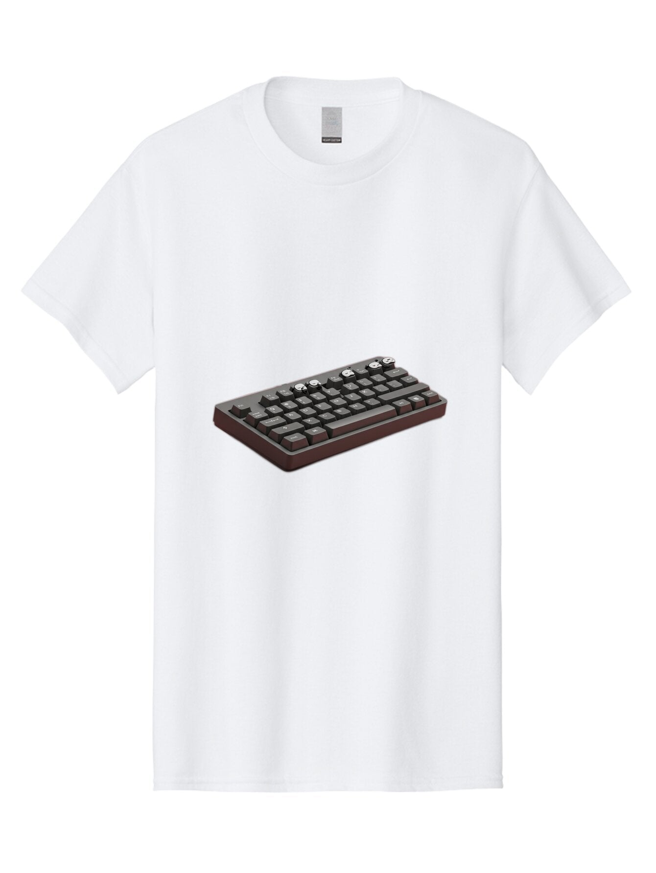 Dark-Keyboard Men'S Graphic Tee, 100% Cotton, Comfortable Casual Summer Wear, Machine Washable, Vintage Camera, Old Camera, Antique Camera, Black Camera, Classic Photography, Photography Equipment, Nostalgic Device, Film Camera, Camera Art Bap354 7