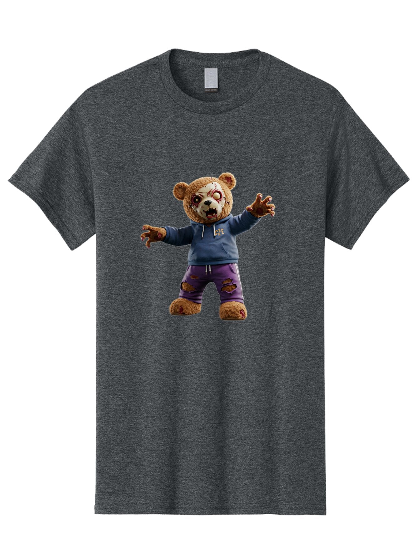 Dee-Dee-Zombie-Teddy-Bear Men'S Graphic Tee, 100% Cotton, Comfortable Casual Summer Wear, Machine Washable, Vintage Camera, Old Camera, Antique Camera, Black Camera, Classic Photography, Photography Equipment, Nostalgic Device, Film Camera, Bap356 8