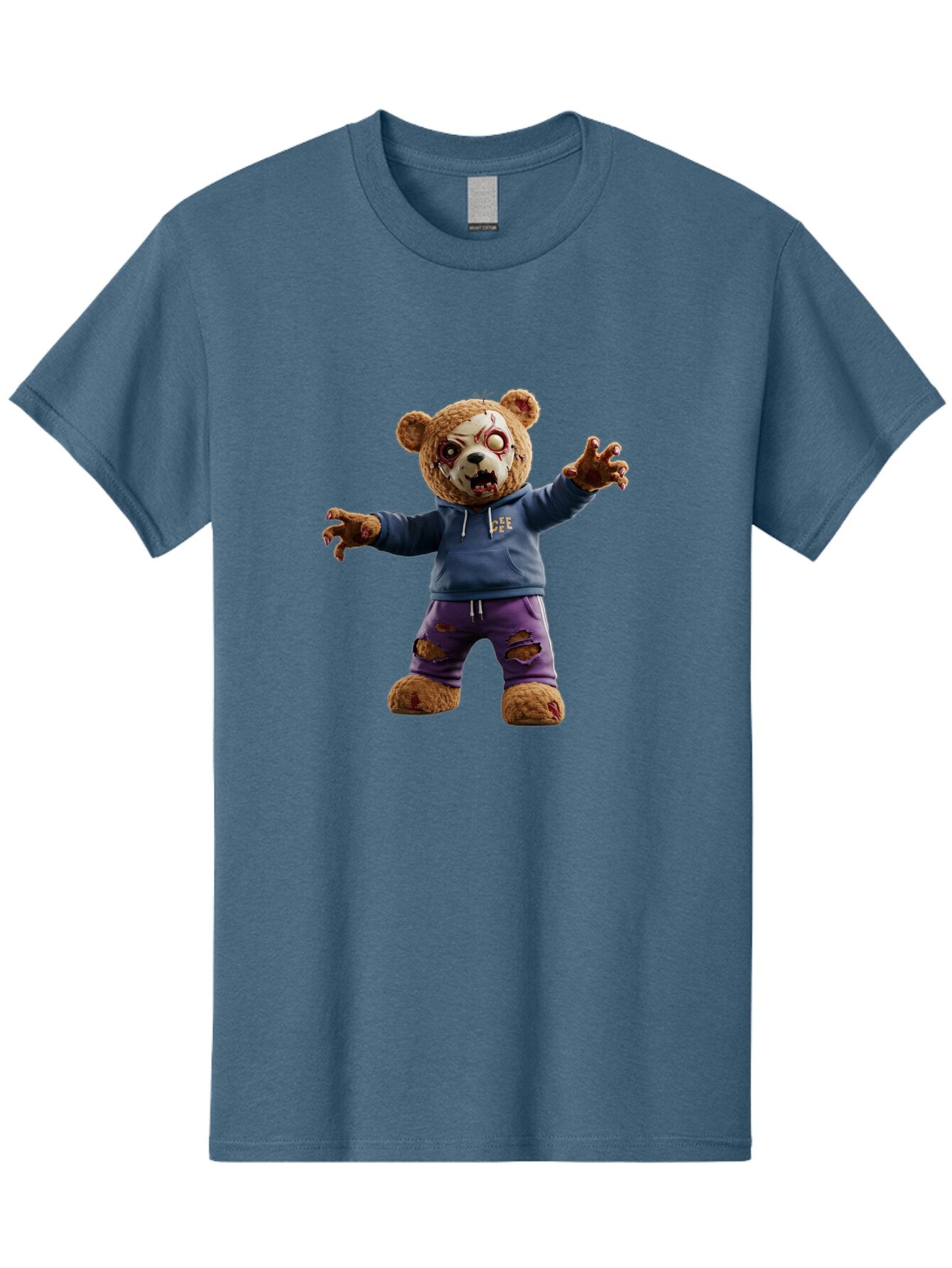 Dee-Dee-Zombie-Teddy-Bear Men'S Graphic Tee, 100% Cotton, Comfortable Casual Summer Wear, Machine Washable, Vintage Camera, Old Camera, Antique Camera, Black Camera, Classic Photography, Photography Equipment, Nostalgic Device, Film Camera, Bap356 9