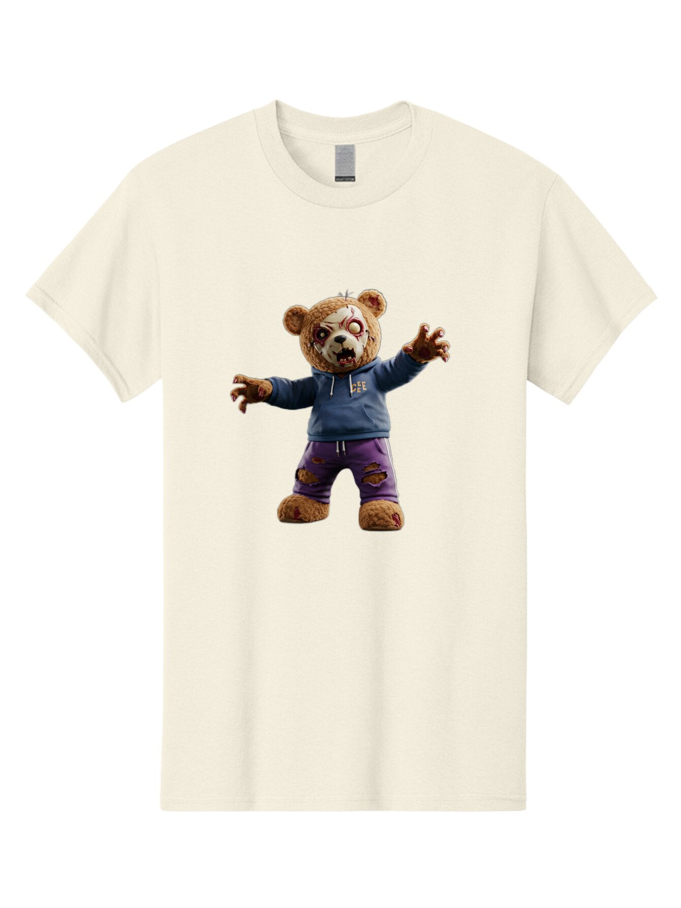 Dee-Dee-Zombie-Teddy-Bear Men'S Graphic Tee, 100% Cotton, Comfortable Casual Summer Wear, Machine Washable, Vintage Camera, Old Camera, Antique Camera, Black Camera, Classic Photography, Photography Equipment, Nostalgic Device, Film Camera, Bap356 14