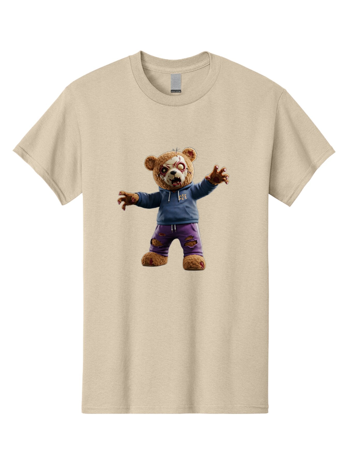 Dee-Dee-Zombie-Teddy-Bear Men'S Graphic Tee, 100% Cotton, Comfortable Casual Summer Wear, Machine Washable, Vintage Camera, Old Camera, Antique Camera, Black Camera, Classic Photography, Photography Equipment, Nostalgic Device, Film Camera, Bap356 13