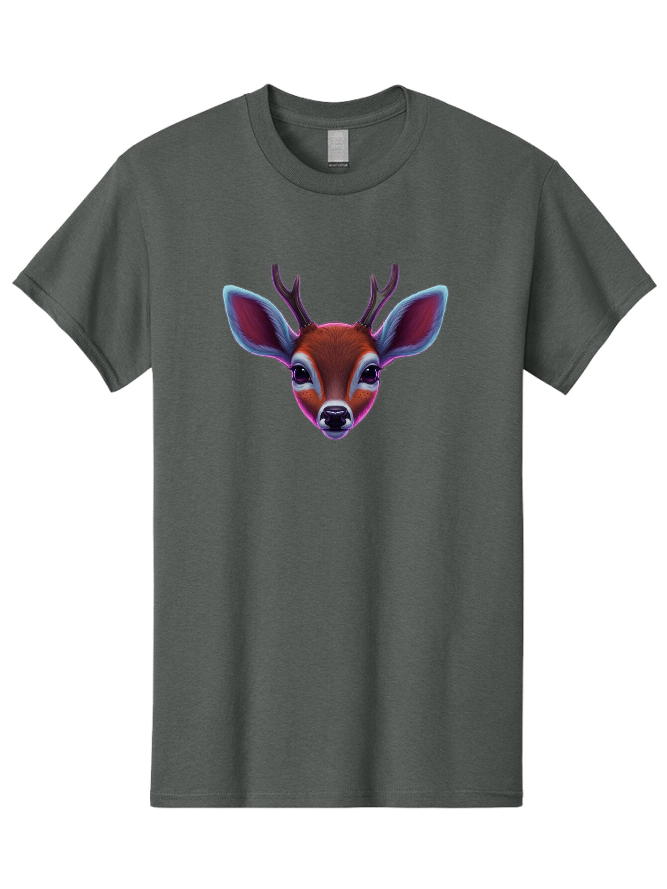 Deer-Head-1 Men'S Graphic Tee, 100% Cotton, Comfortable Casual Summer Wear, Machine Washable, Vintage Camera, Old Camera, Antique Camera, Black Camera, Classic Photography, Photography Equipment, Nostalgic Device, Film Camera, Camera Art Bap357 2