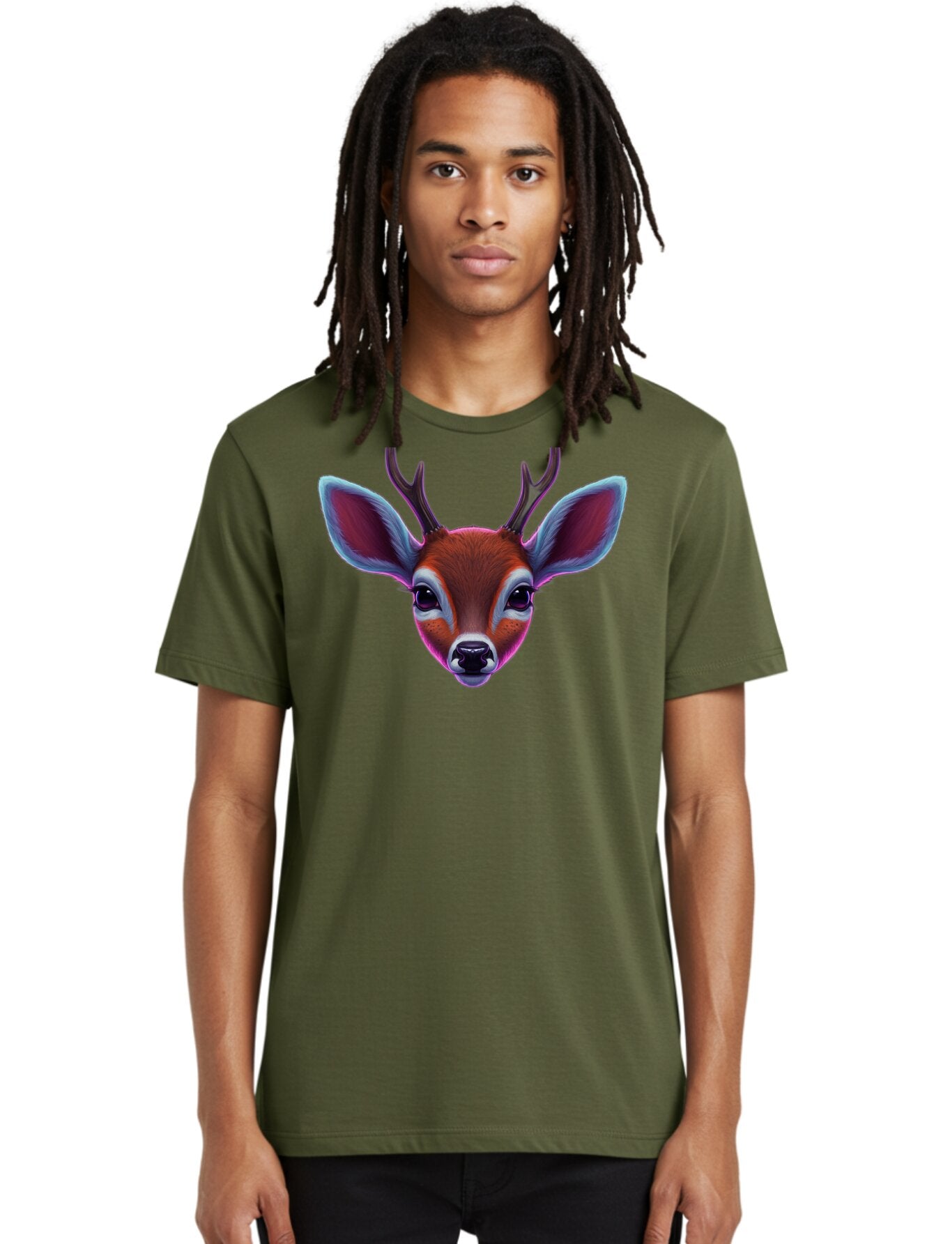Deer-Head-1 Men'S Graphic Tee, 100% Cotton, Comfortable Casual Summer Wear, Machine Washable, Vintage Camera, Old Camera, Antique Camera, Black Camera, Classic Photography, Photography Equipment, Nostalgic Device, Film Camera, Camera Art Bap357 25