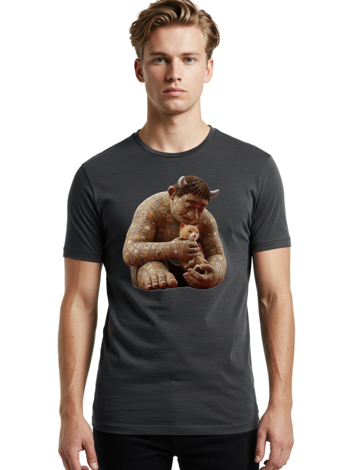 Demon-Holding-Cat Men'S Graphic Tee, 100% Cotton, Comfortable Casual Summer Wear, Machine Washable, Vintage Camera, Old Camera, Antique Camera, Black Camera, Classic Photography, Photography Equipment, Nostalgic Device, Film Camera, Camera Art Bap362 19