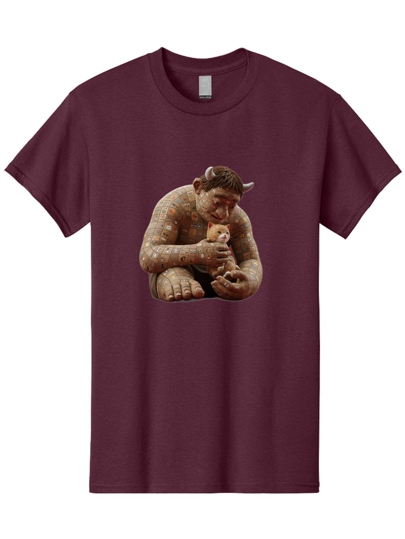 Demon-Holding-Cat Men'S Graphic Tee, 100% Cotton, Comfortable Casual Summer Wear, Machine Washable, Vintage Camera, Old Camera, Antique Camera, Black Camera, Classic Photography, Photography Equipment, Nostalgic Device, Film Camera, Camera Art Bap362 3