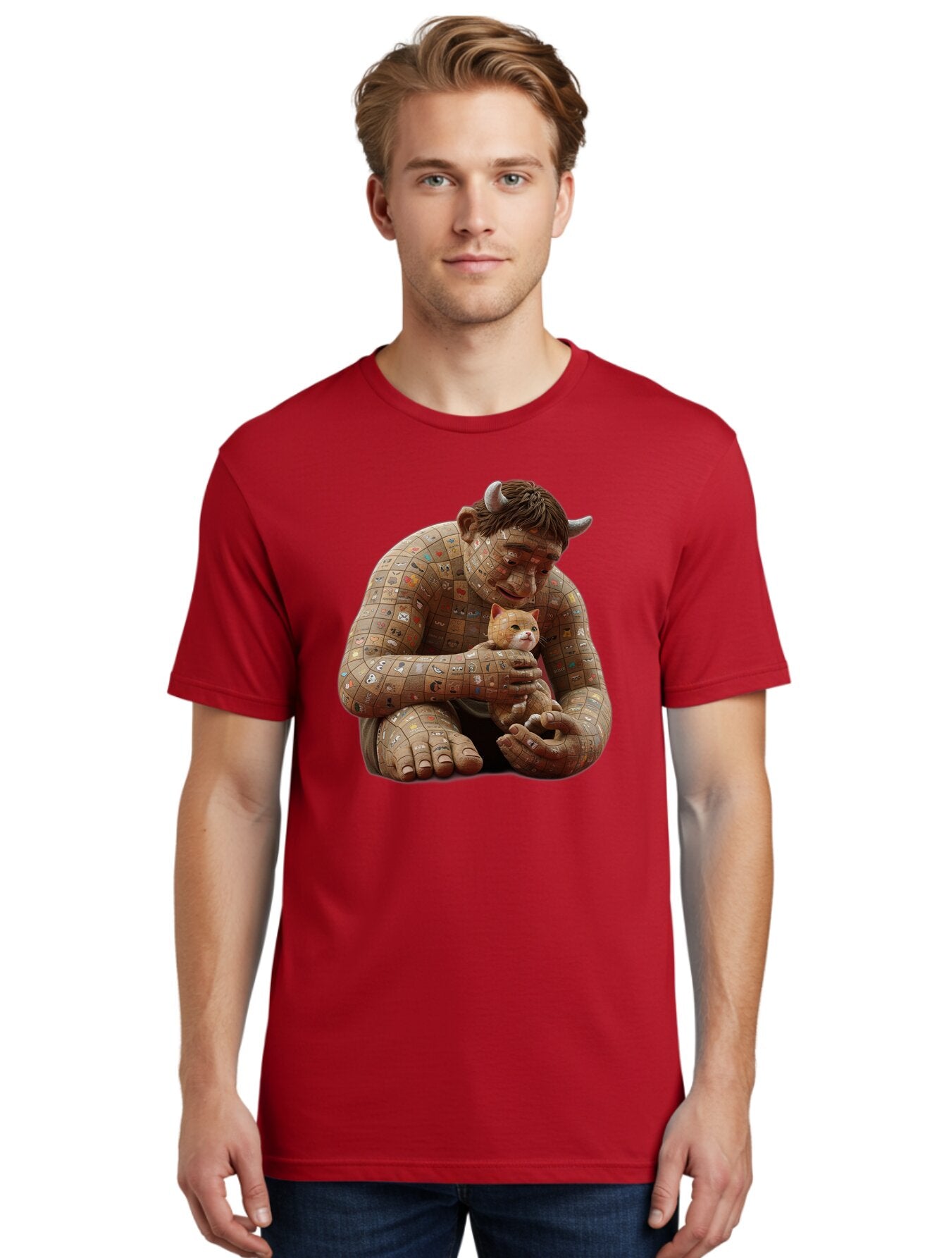 Demon-Holding-Cat Men'S Graphic Tee, 100% Cotton, Comfortable Casual Summer Wear, Machine Washable, Vintage Camera, Old Camera, Antique Camera, Black Camera, Classic Photography, Photography Equipment, Nostalgic Device, Film Camera, Camera Art Bap362 25