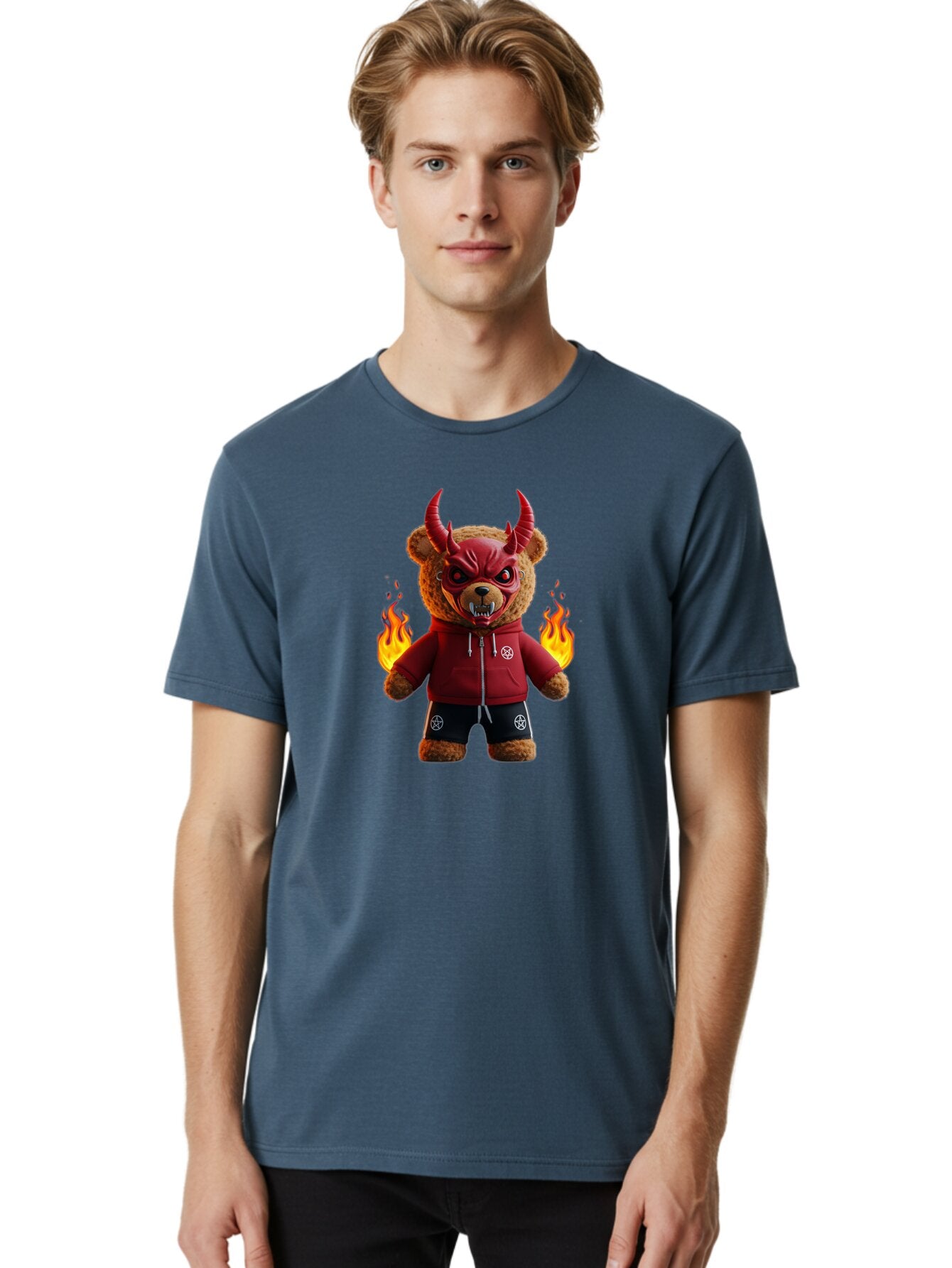 Demonic-Bear Men'S Graphic Tee, 100% Cotton, Comfortable Casual Summer Wear, Machine Washable, Vintage Camera, Old Camera, Antique Camera, Black Camera, Classic Photography, Photography Equipment, Nostalgic Device, Film Camera, Camera Art Bap364 25