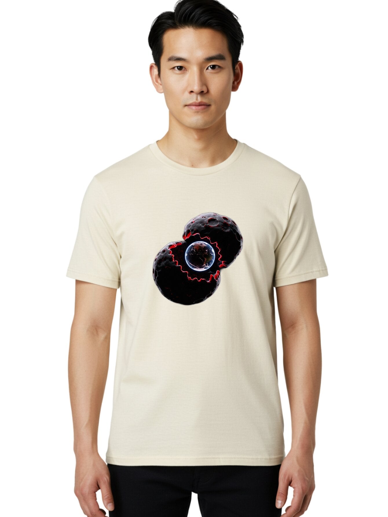 Destroying-Earth Men'S Graphic Tee, 100% Cotton, Comfortable Casual Summer Wear, Machine Washable, Vintage Camera, Old Camera, Antique Camera, Black Camera, Classic Photography, Photography Equipment, Nostalgic Device, Film Camera, Camera Art Bap365 30