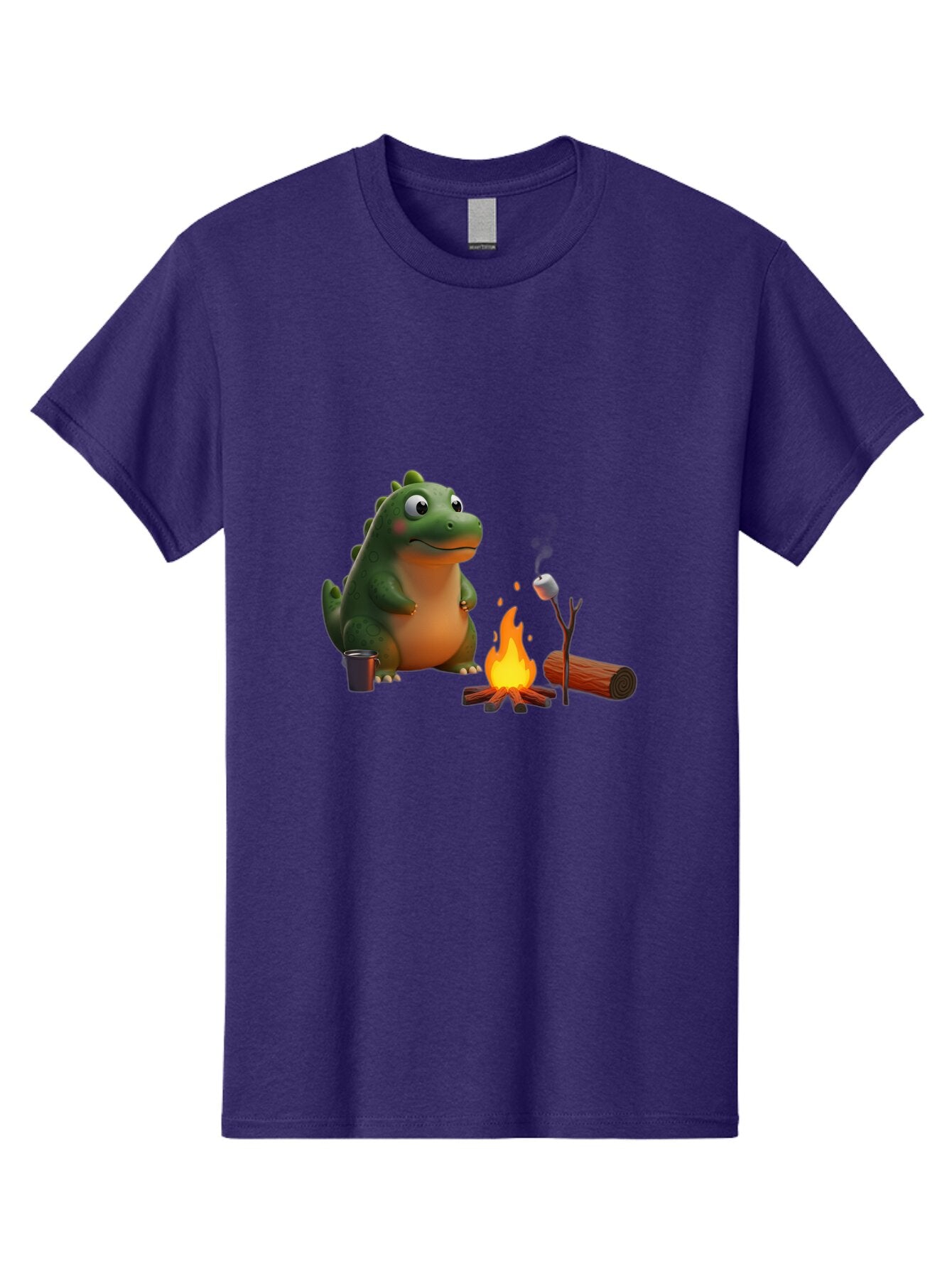 Dino-Roasting-Marshmallow Men'S Graphic Tee, 100% Cotton, Comfortable Casual Summer Wear, Machine Washable, Vintage Camera, Old Camera, Antique Camera, Black Camera, Classic Photography, Photography Equipment, Nostalgic Device, Film Camera, Bap369 12