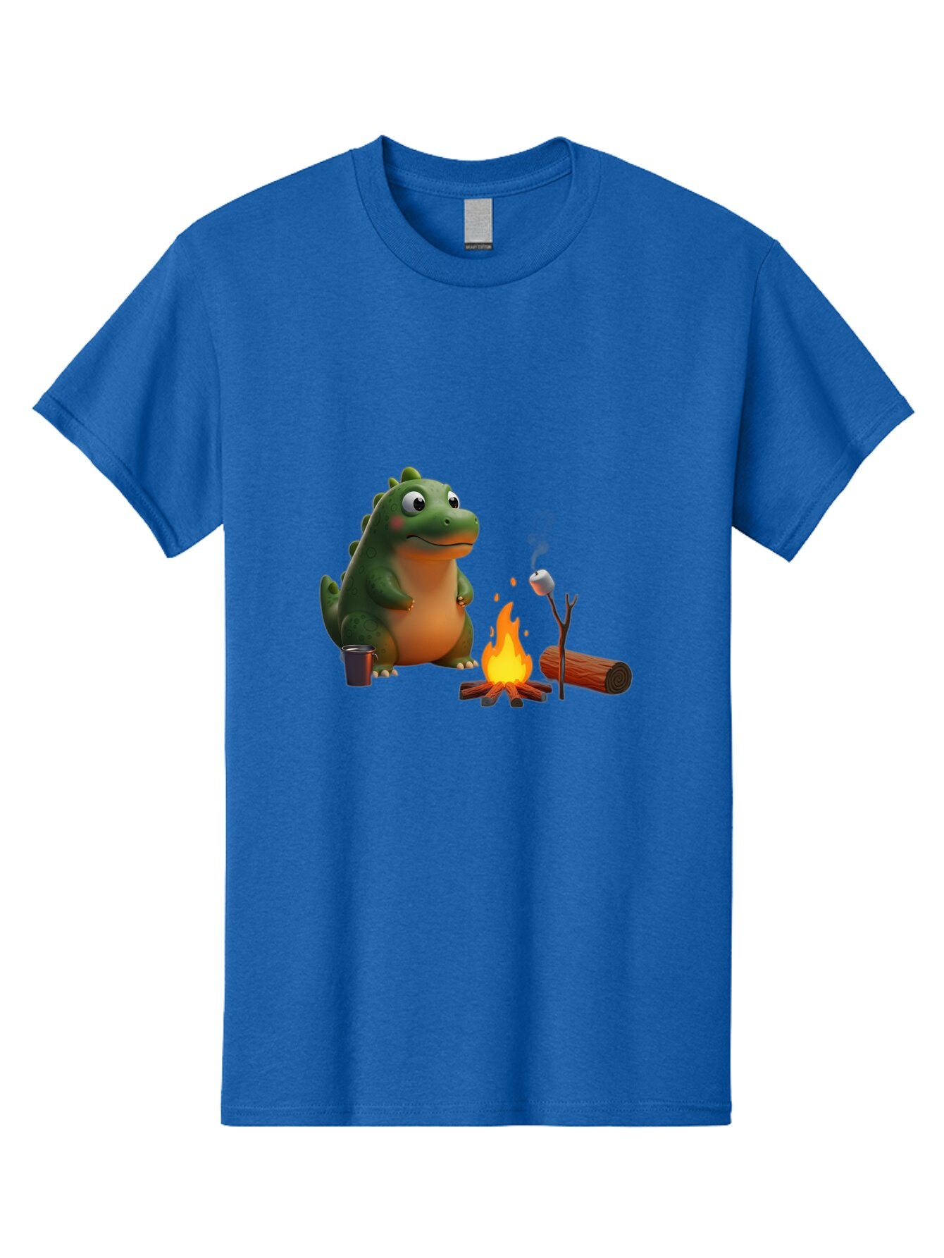 Dino-Roasting-Marshmallow Men'S Graphic Tee, 100% Cotton, Comfortable Casual Summer Wear, Machine Washable, Vintage Camera, Old Camera, Antique Camera, Black Camera, Classic Photography, Photography Equipment, Nostalgic Device, Film Camera, Bap369 3