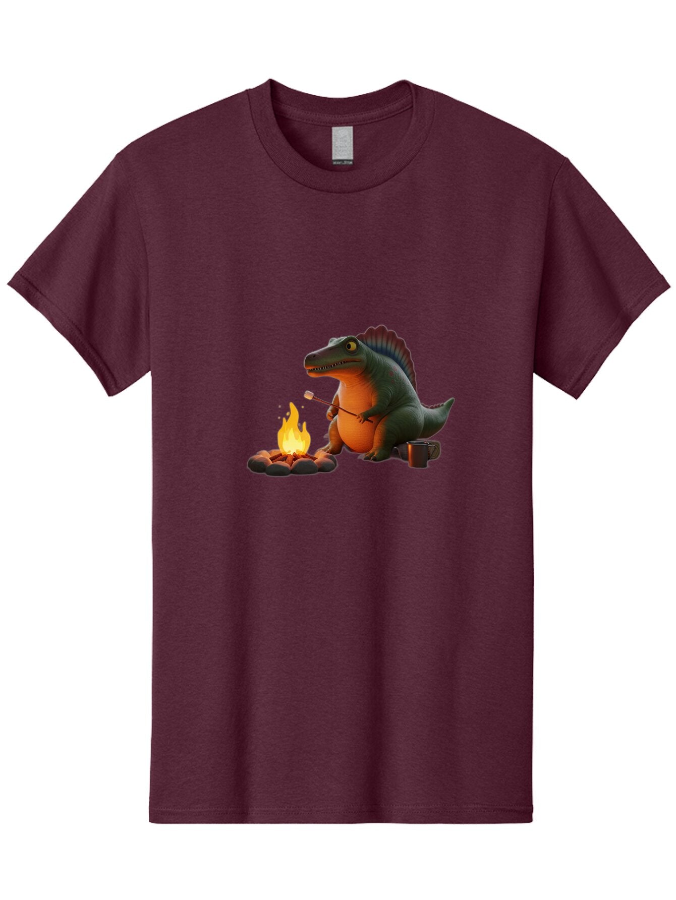 Dinosaur-Camping Men'S Graphic Tee, 100% Cotton, Comfortable Casual Summer Wear, Machine Washable, Vintage Camera, Old Camera, Antique Camera, Black Camera, Classic Photography, Photography Equipment, Nostalgic Device, Film Camera, Camera Art Bap370 15