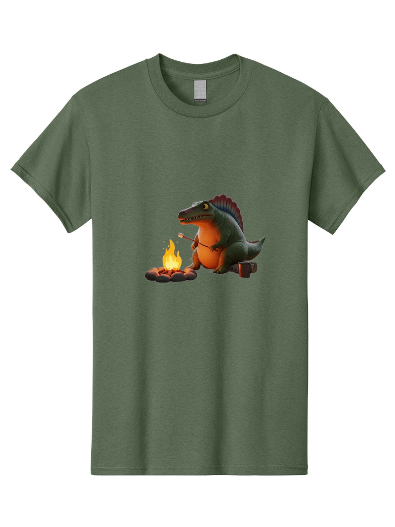 Dinosaur-Camping Men'S Graphic Tee, 100% Cotton, Comfortable Casual Summer Wear, Machine Washable, Vintage Camera, Old Camera, Antique Camera, Black Camera, Classic Photography, Photography Equipment, Nostalgic Device, Film Camera, Camera Art Bap370 13