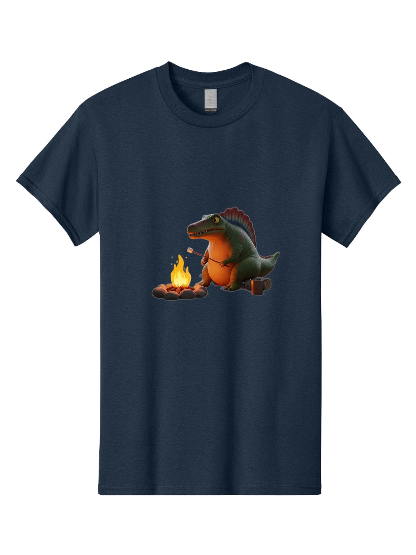 Dinosaur-Camping Men'S Graphic Tee, 100% Cotton, Comfortable Casual Summer Wear, Machine Washable, Vintage Camera, Old Camera, Antique Camera, Black Camera, Classic Photography, Photography Equipment, Nostalgic Device, Film Camera, Camera Art Bap370 12