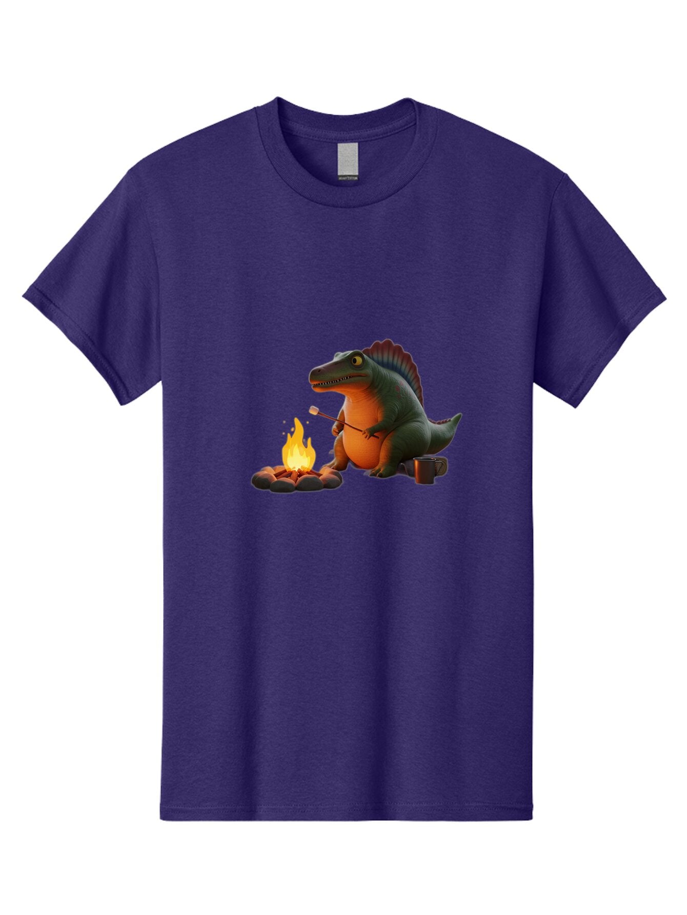 Dinosaur-Camping Men'S Graphic Tee, 100% Cotton, Comfortable Casual Summer Wear, Machine Washable, Vintage Camera, Old Camera, Antique Camera, Black Camera, Classic Photography, Photography Equipment, Nostalgic Device, Film Camera, Camera Art Bap370 9