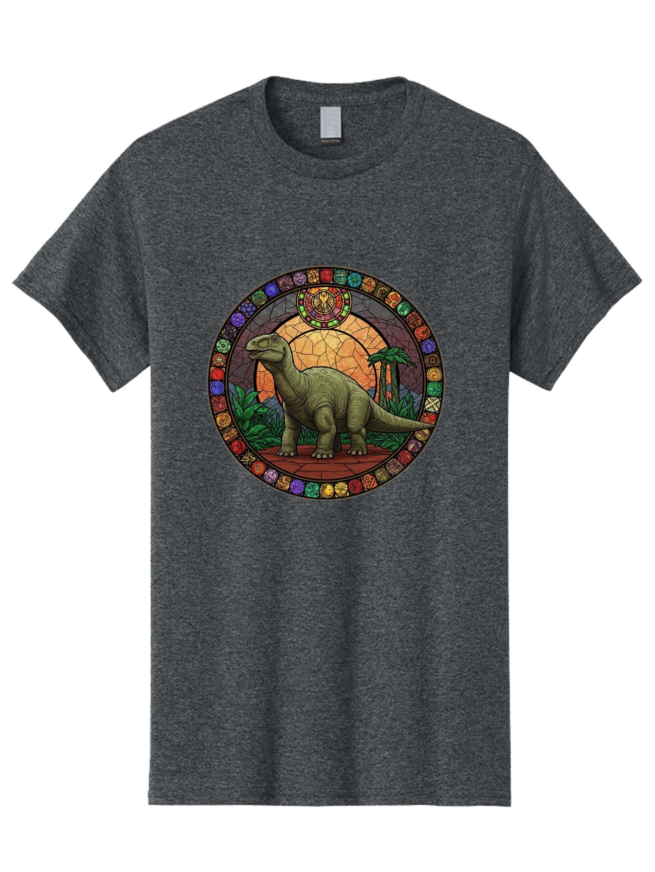 Dinosaur-Stained-Glass Men'S Graphic Tee, 100% Cotton, Comfortable Casual Summer Wear, Machine Washable, Vintage Camera, Old Camera, Antique Camera, Black Camera, Classic Photography, Photography Equipment, Nostalgic Device, Film Camera, Bap371 9