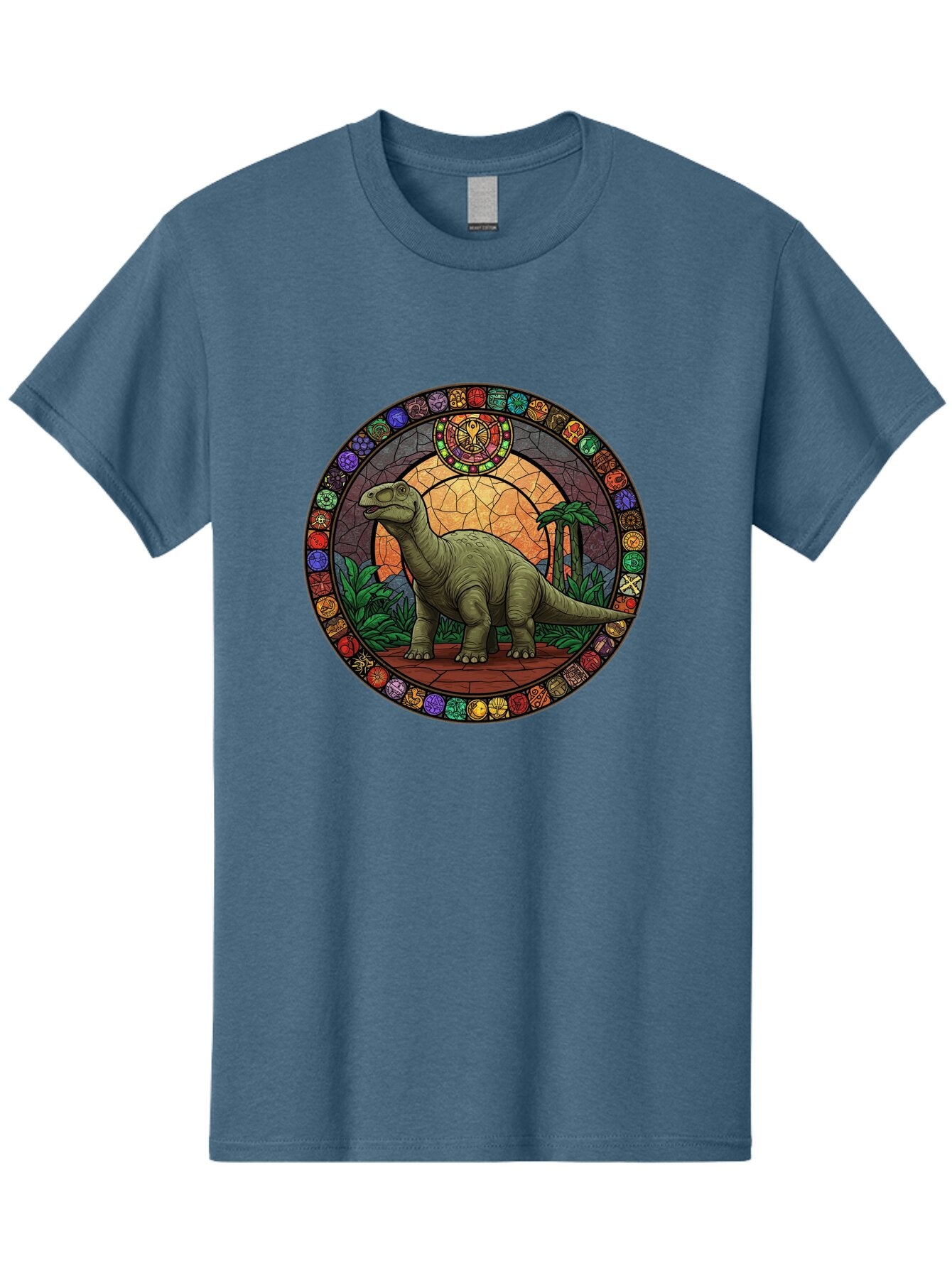 Dinosaur-Stained-Glass Men'S Graphic Tee, 100% Cotton, Comfortable Casual Summer Wear, Machine Washable, Vintage Camera, Old Camera, Antique Camera, Black Camera, Classic Photography, Photography Equipment, Nostalgic Device, Film Camera, Bap371 1
